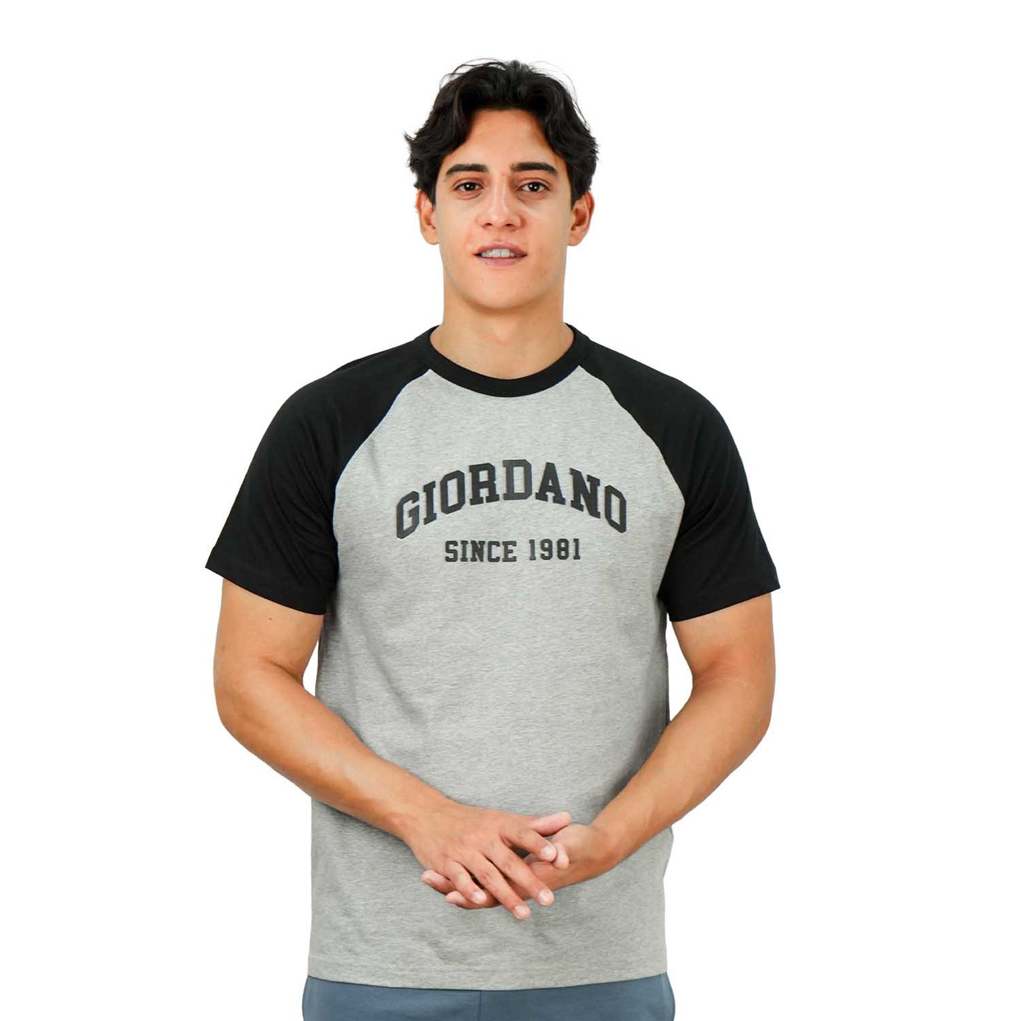 تي شيرت رجالي من القطن الجيرسيه المطبوع بقصّة Slim Fit