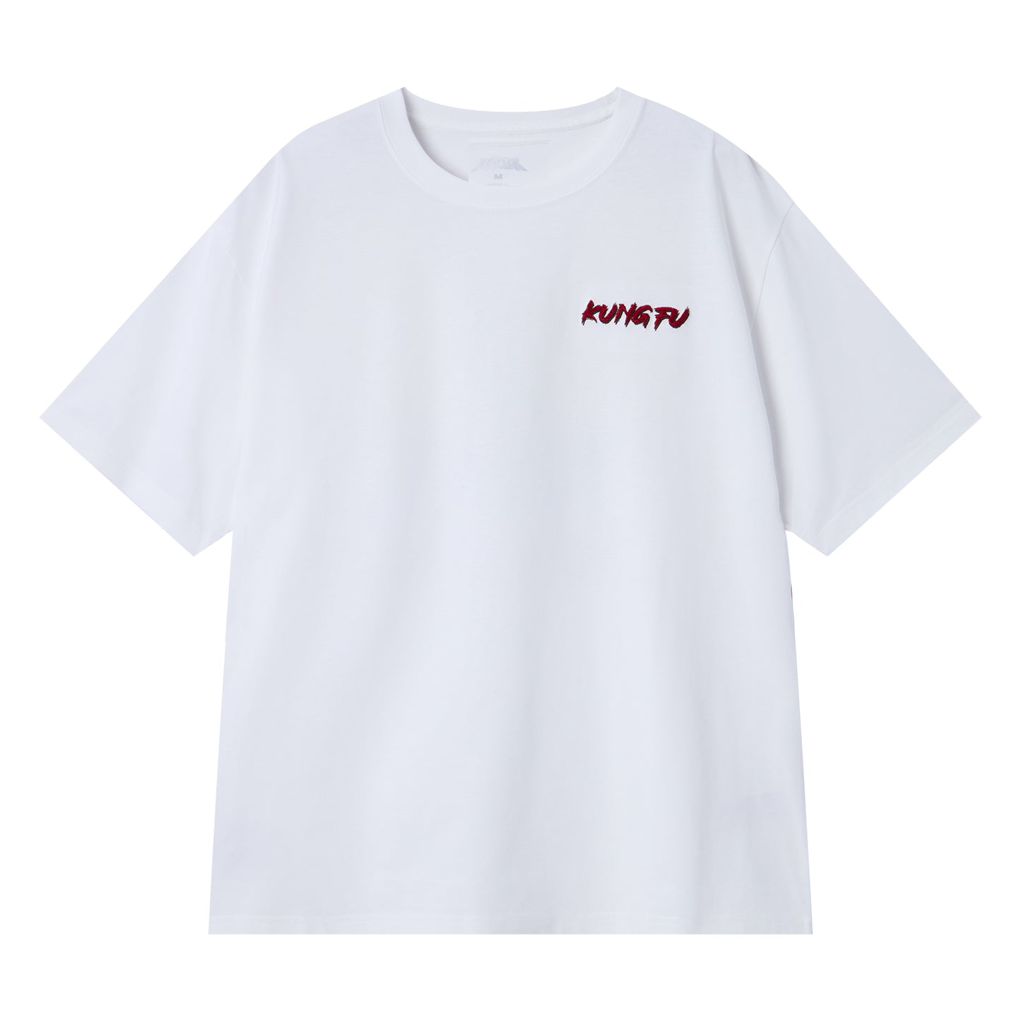 Giordano Men's Kung Fu Panda Series Short Sleeve Relaxed Fit T-Shirts-White