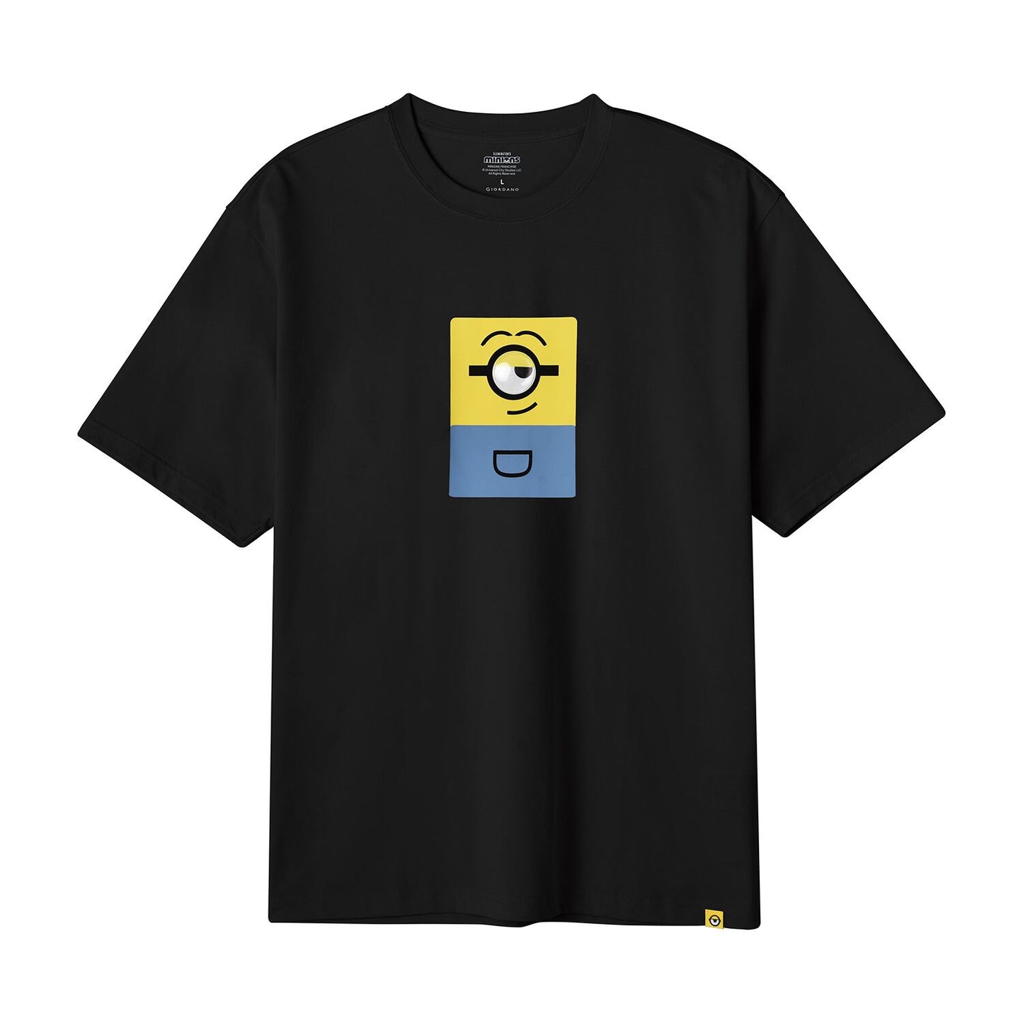 Men’S Relaxed Fit Cotton-Poly Crew Neck Print Tee | Minion Collection