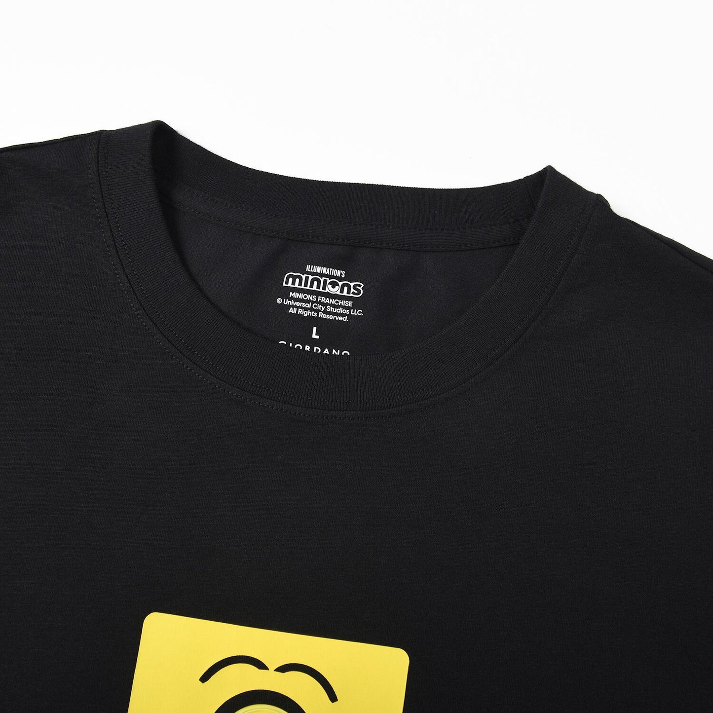 Men’S Relaxed Fit Cotton-Poly Crew Neck Print Tee | Minion Collection