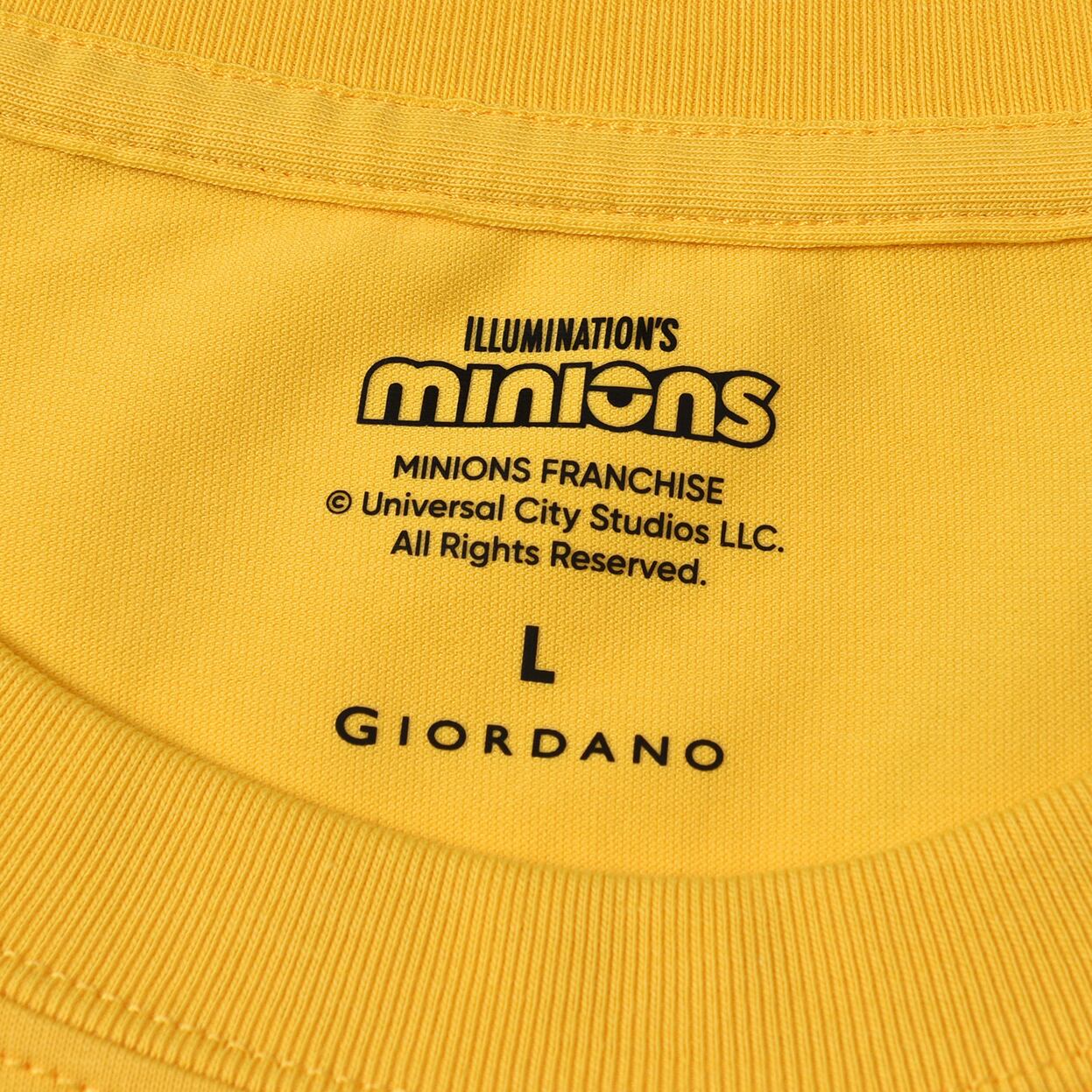 Men’S Relaxed Fit Cotton-Poly Crew Neck Print Tee | Minion Collection