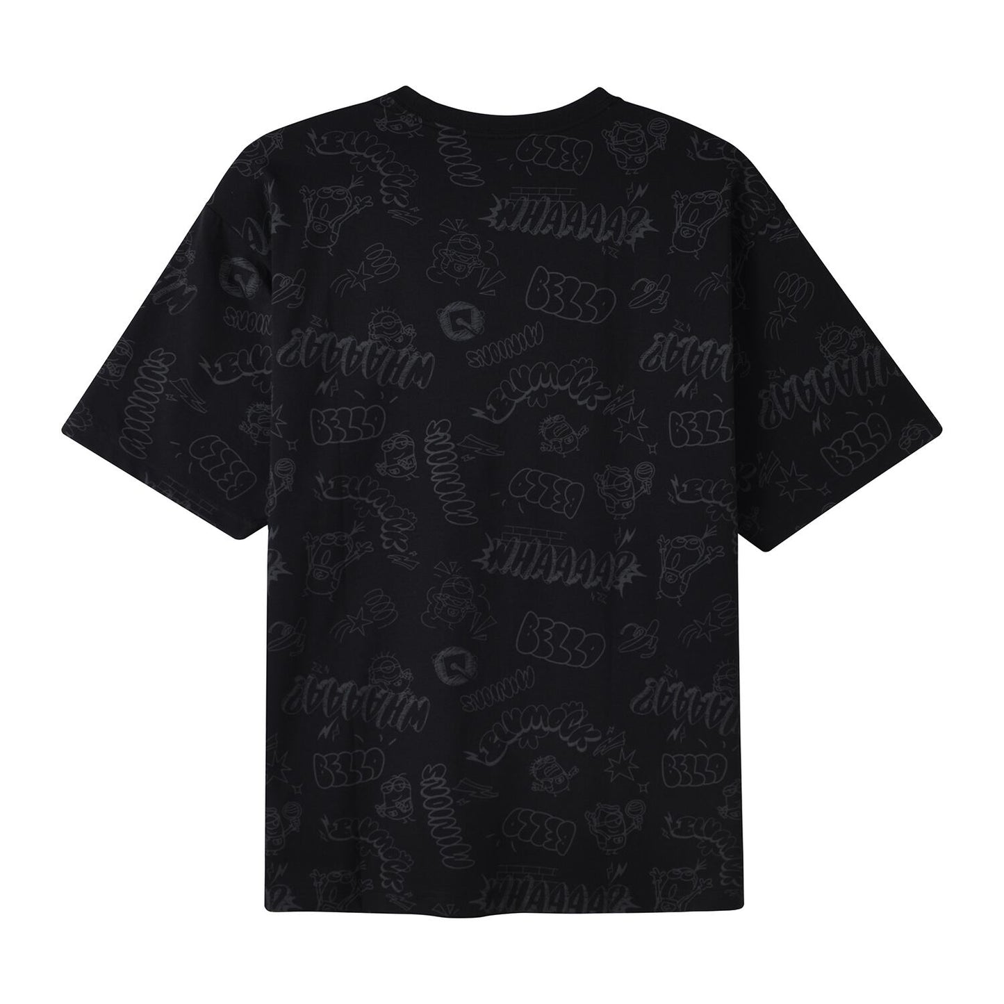 Men’S Relaxed Fit Cotton-Poly Crew Neck Print Tee | Minion Collection