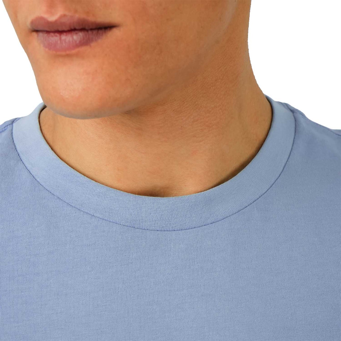 تي شيرت رجالي بقصّة Slim Fit مطبوعة - قطن جيرسي، رقبة دائرية، أكمام قصيرة