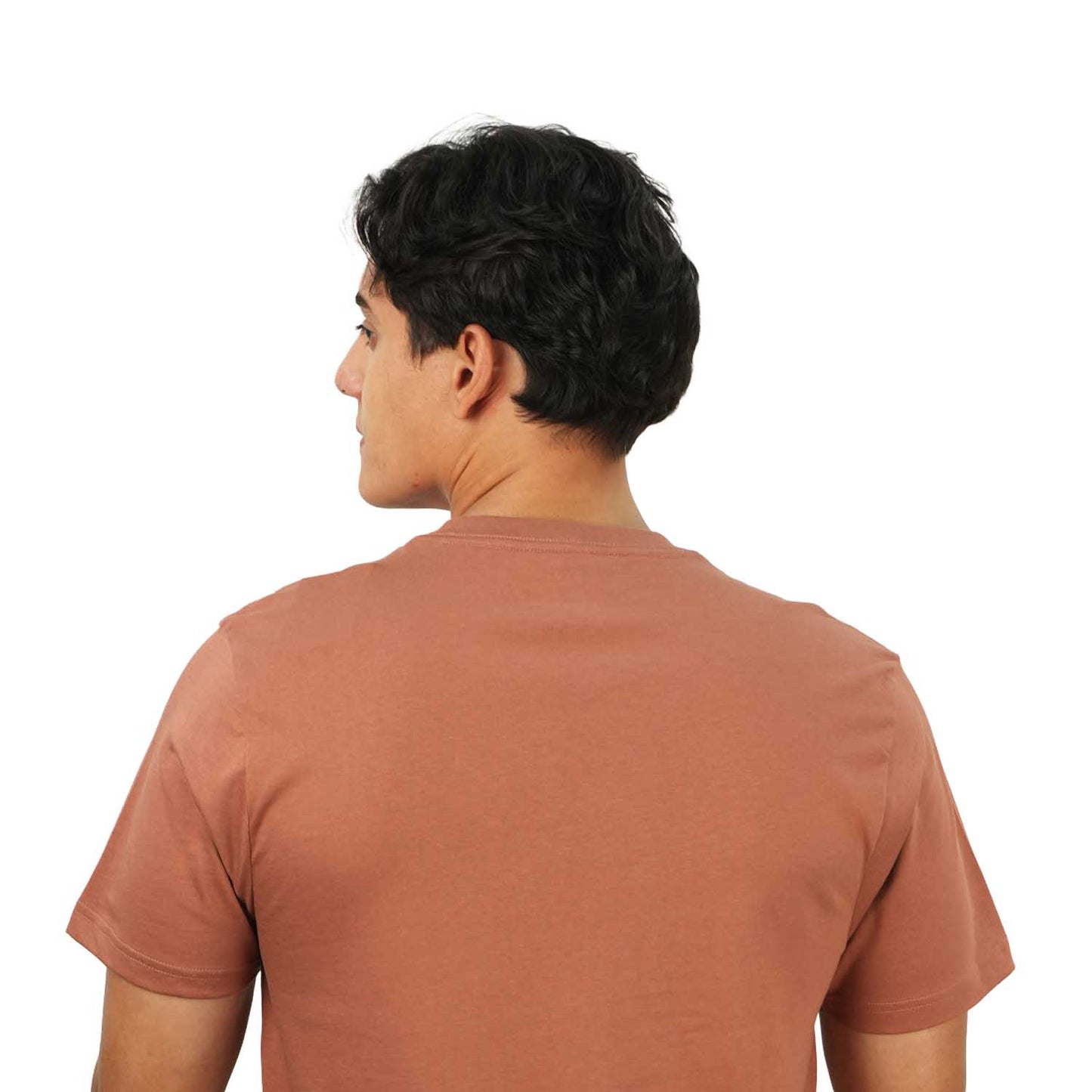 Men's World Without Strangers Print Tee - Slim Fit, Crew Neck, Cotton