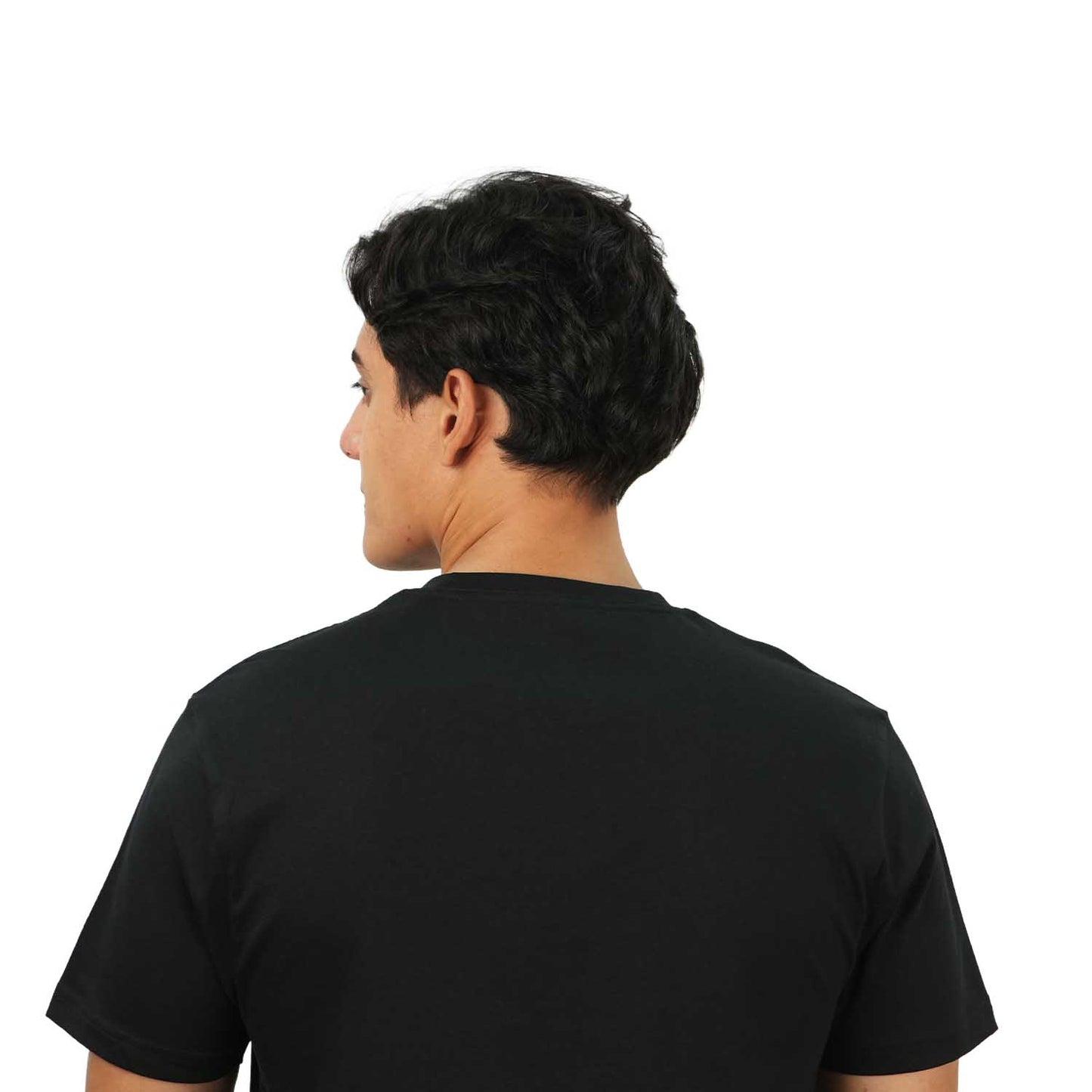 Men's World Without Strangers Print Tee - Slim Fit, Crew Neck, Cotton