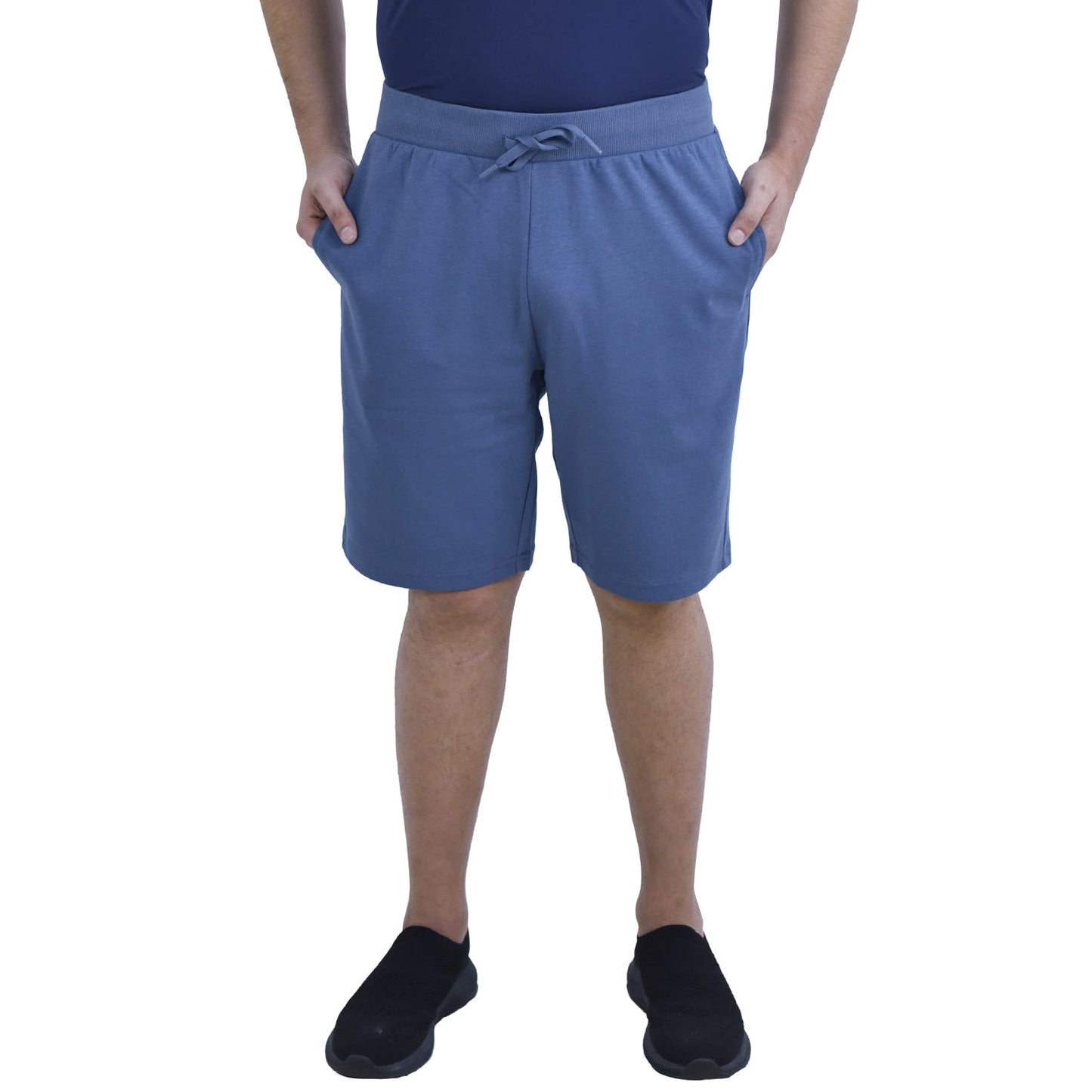 Giordano Men's Double Knit Shorts-Blue
