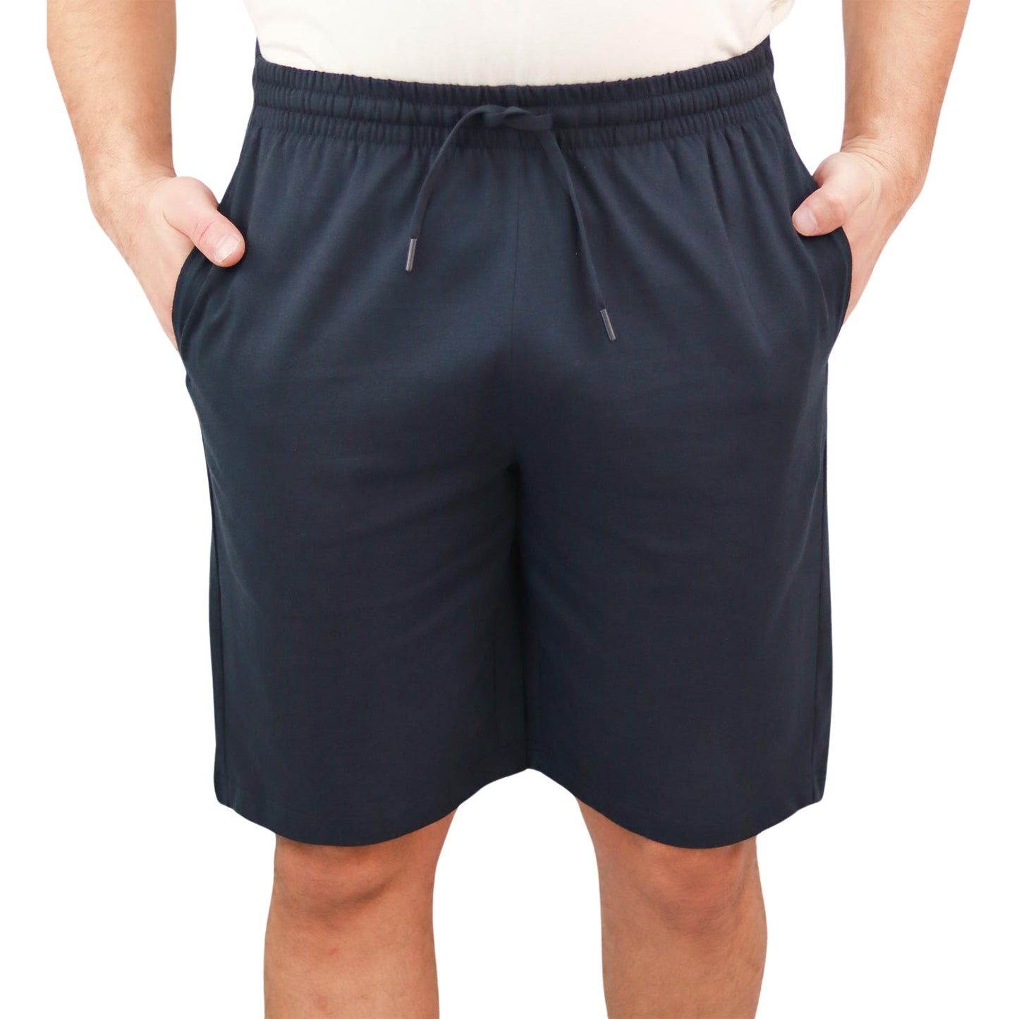 Giordano Men Cotton Jersey Shorts-Blue