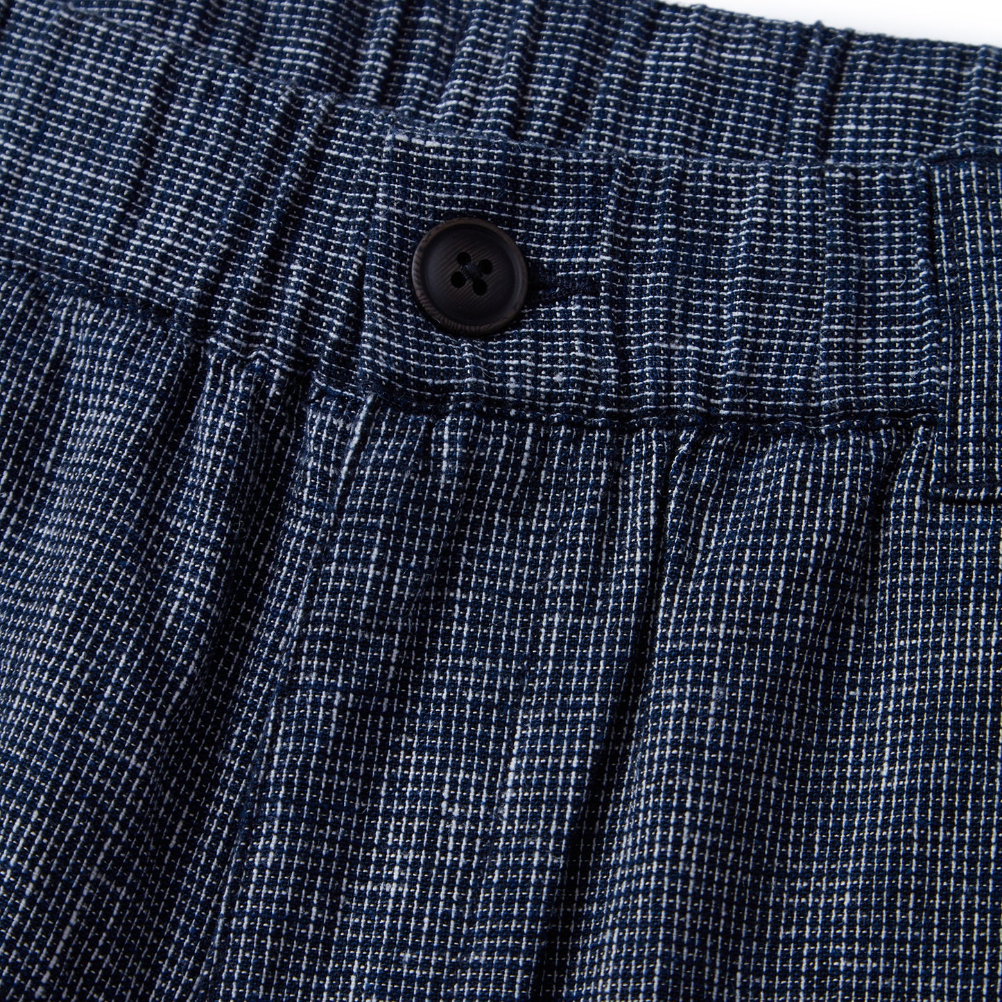 Men's Linen Cotton Bermuda Shorts: Slim Fit, Elastic Waist
