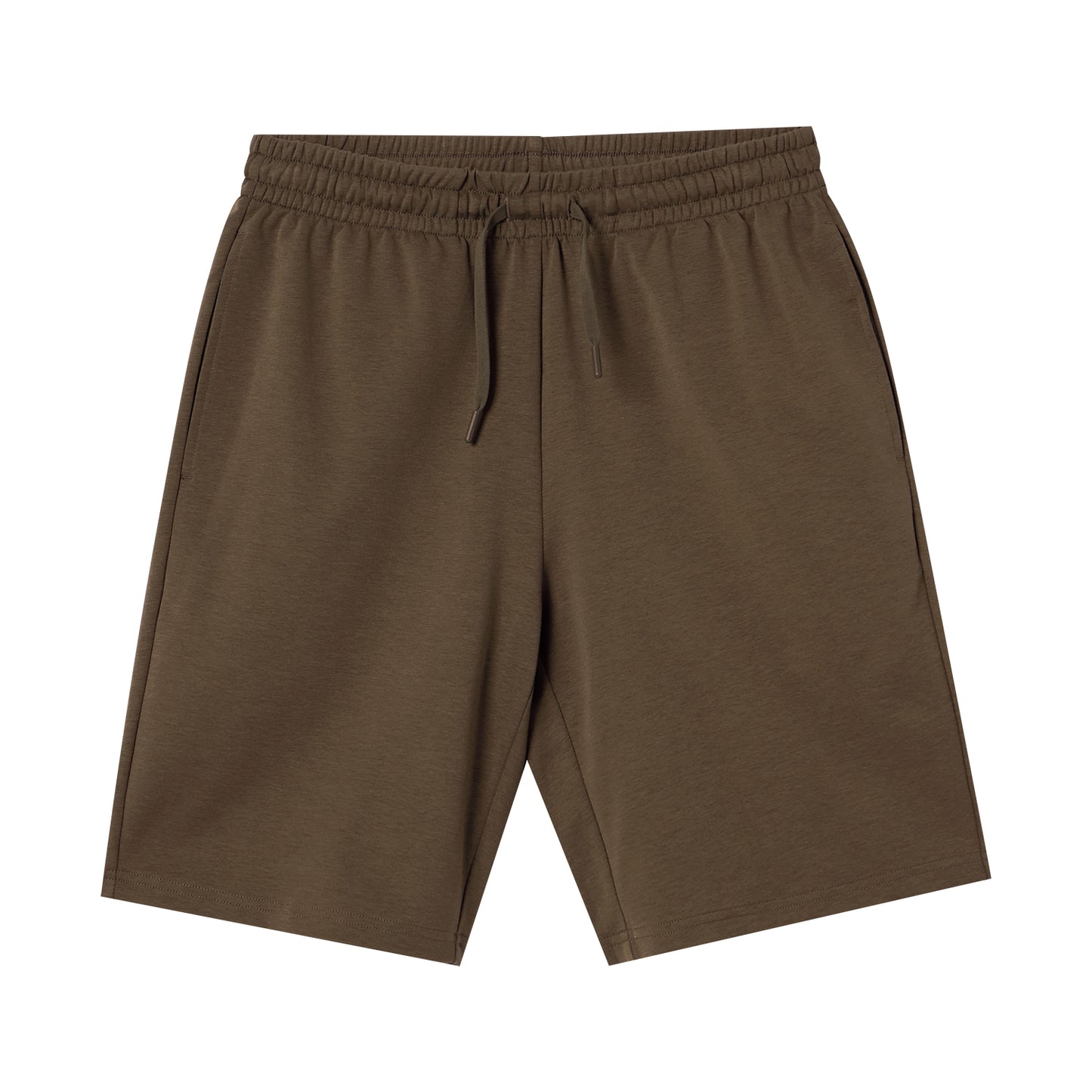 Giordano Men's Sorona Interlock Knit Shorts: Comfort & Style-Green