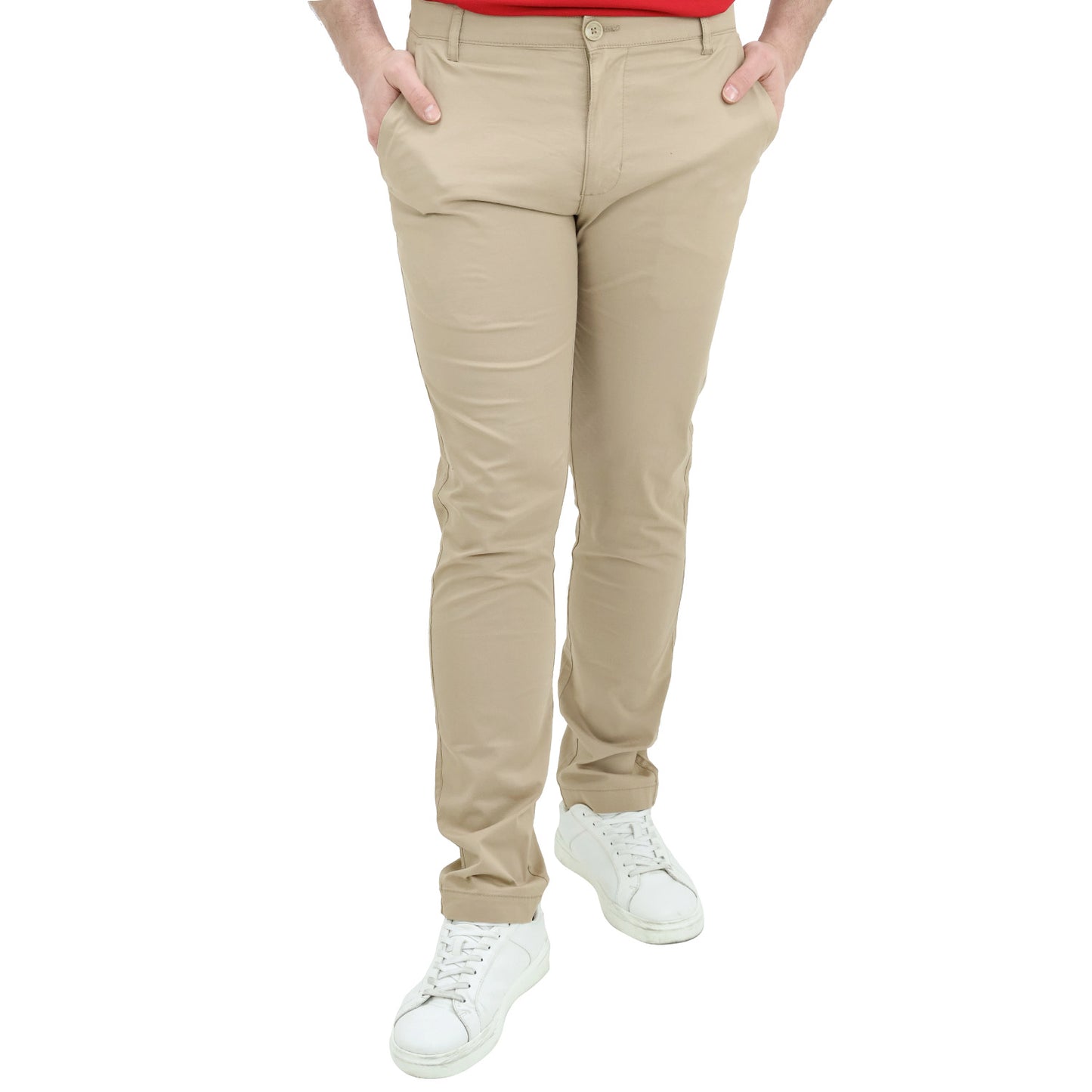 Giordano Men's Khakis-Brown