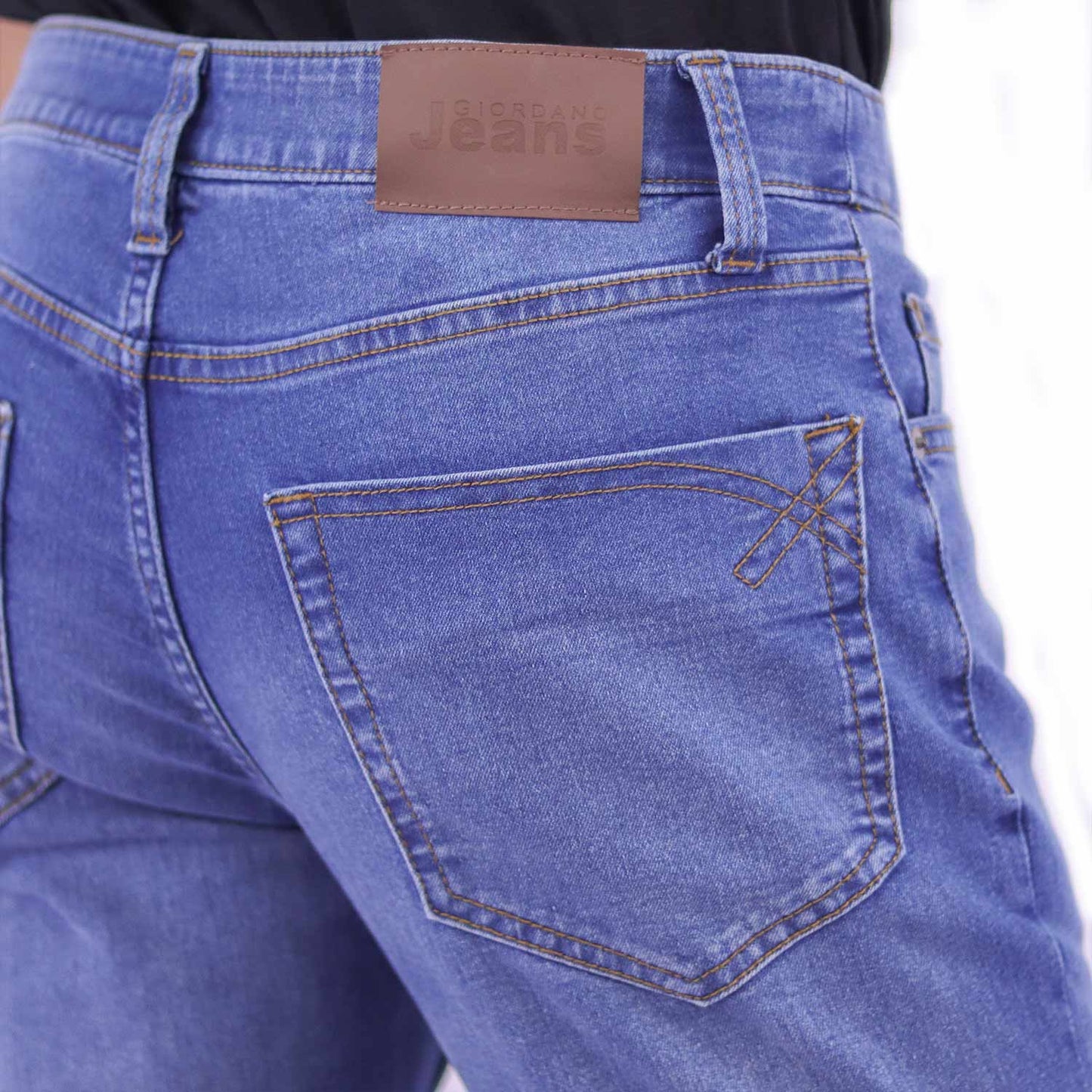 Men's Cotton Spandex Denim Low Rise Skinny Tapered Fit Jeans