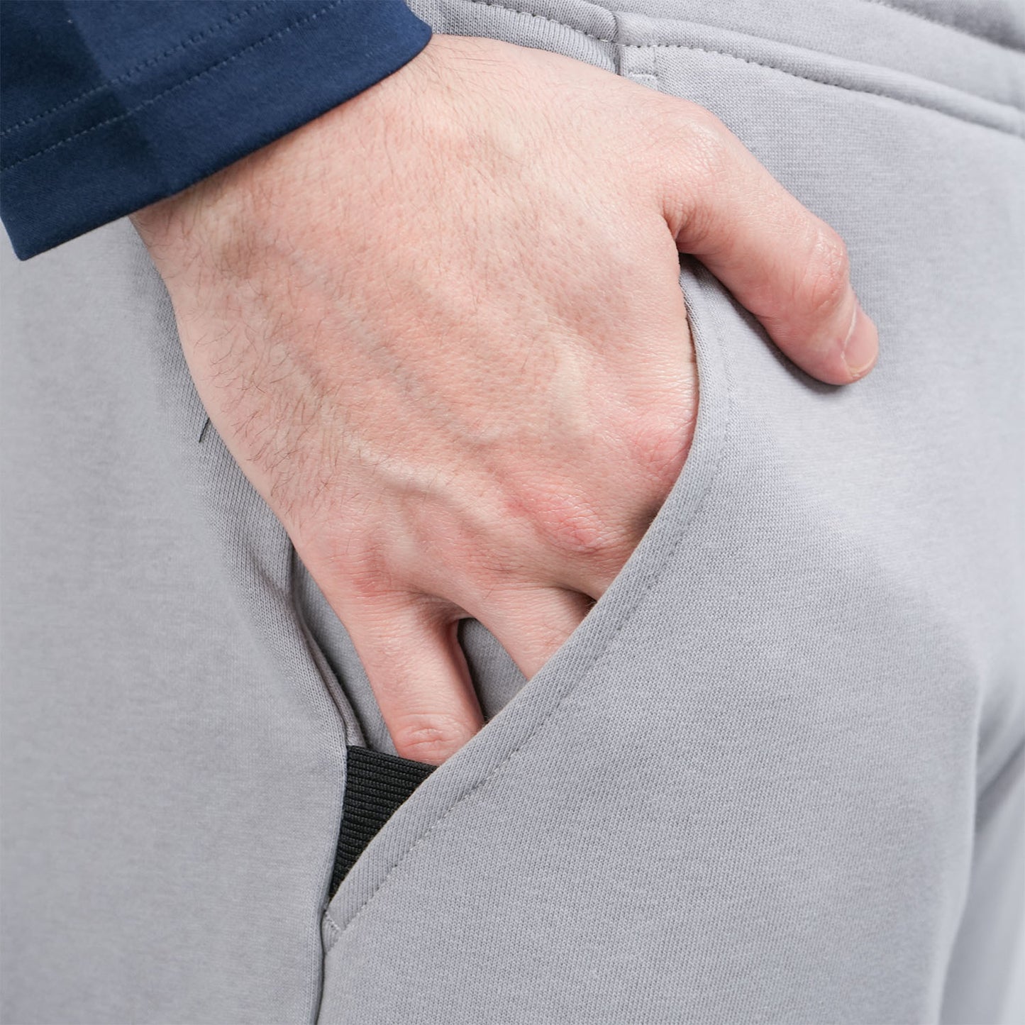 Men's French Terry Jogger Pants - Slim Fit, Elastic Waist, Comfortable & Stylish