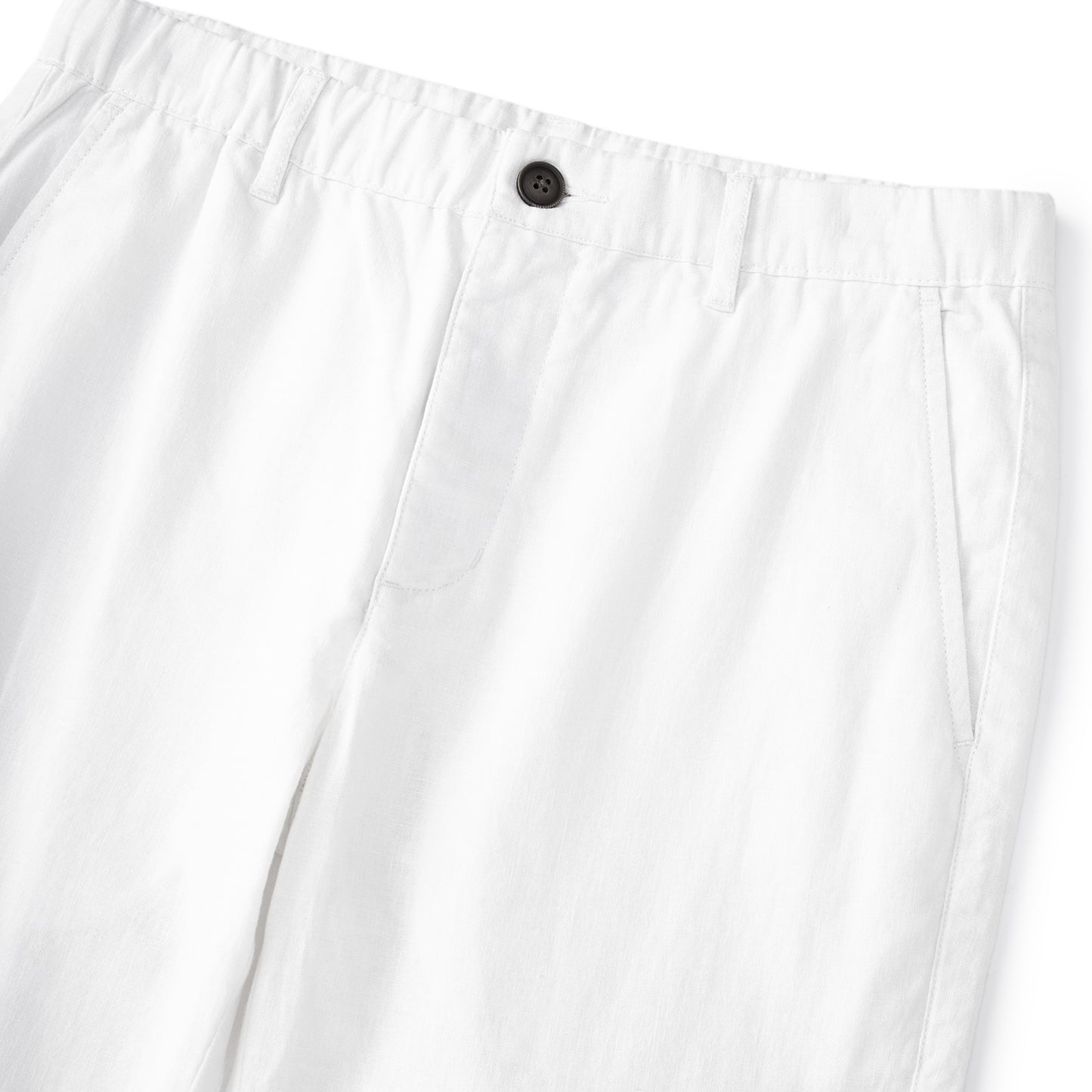 Men's Linen Cotton Slim Tapered Khaki Pants