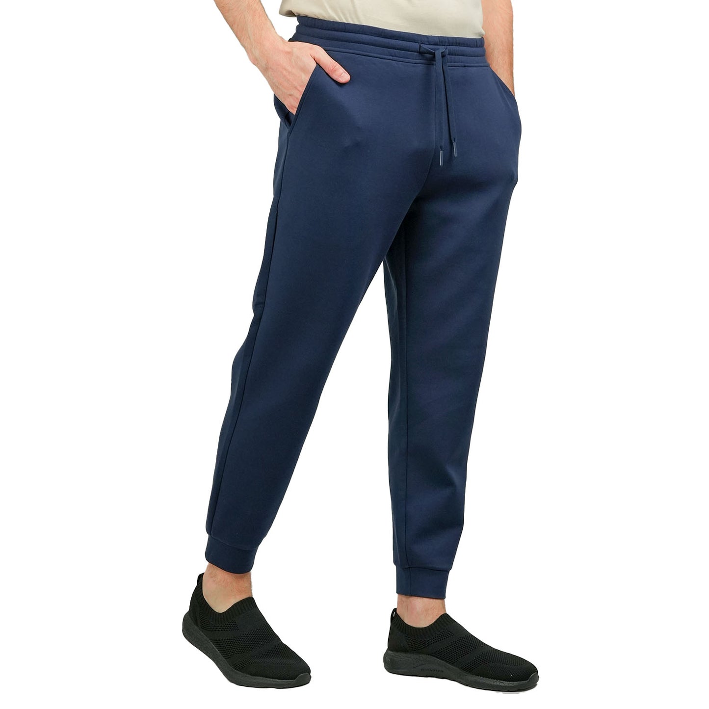 Giordano Men's G-Motion Slim Tapered Joggers - Comfortable & Stylish-Blue
