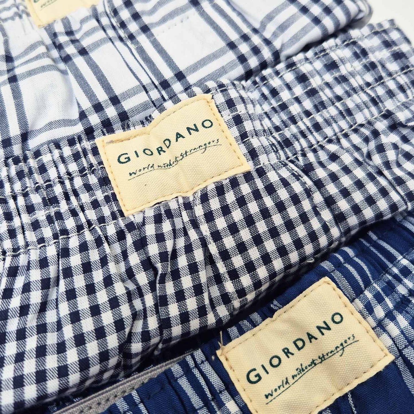 Men's Cotton Contrast Color Boxers (3Pcs/Pack)