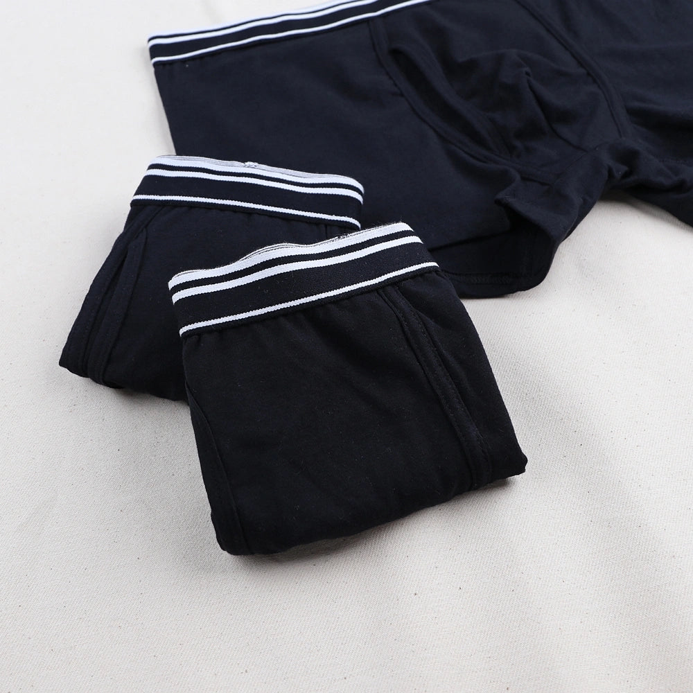 Men's Cotton Spandex Jersey 3-Pack Trunks