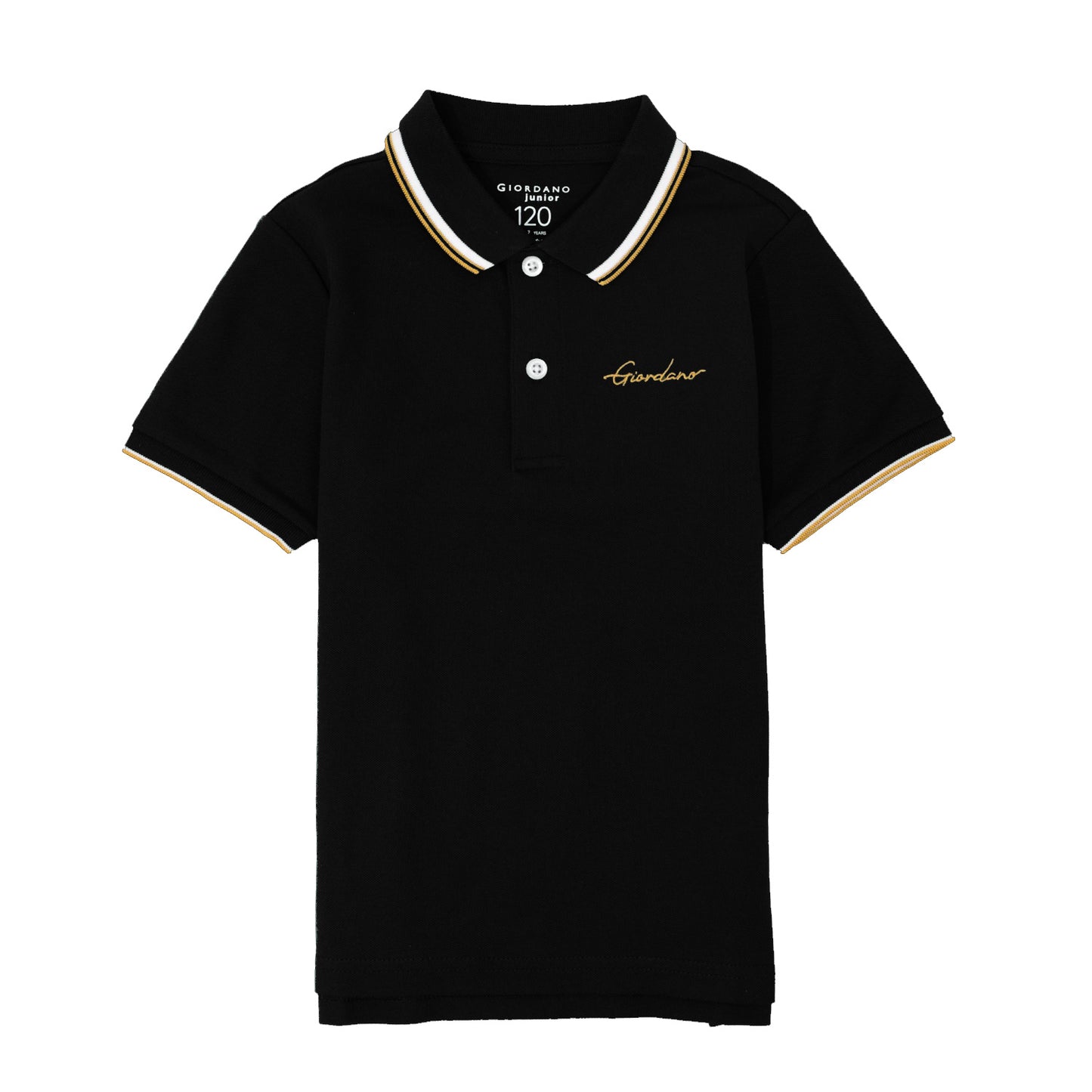Giordano Junior Solid Color Polo-Black