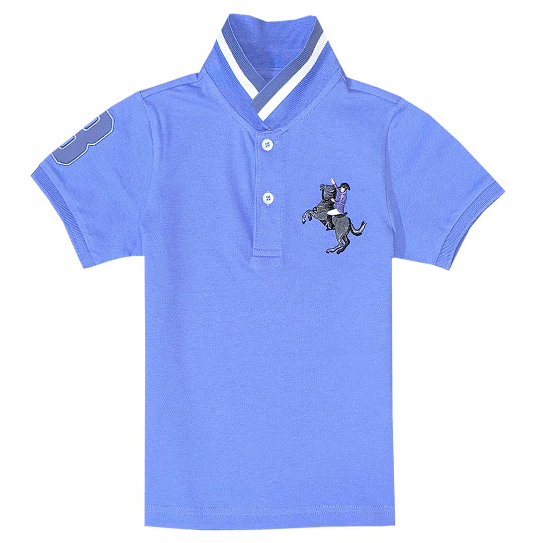 Kids' Embroidered Napoleon Polo