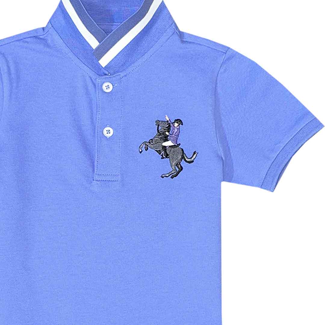 Kids' Embroidered Napoleon Polo