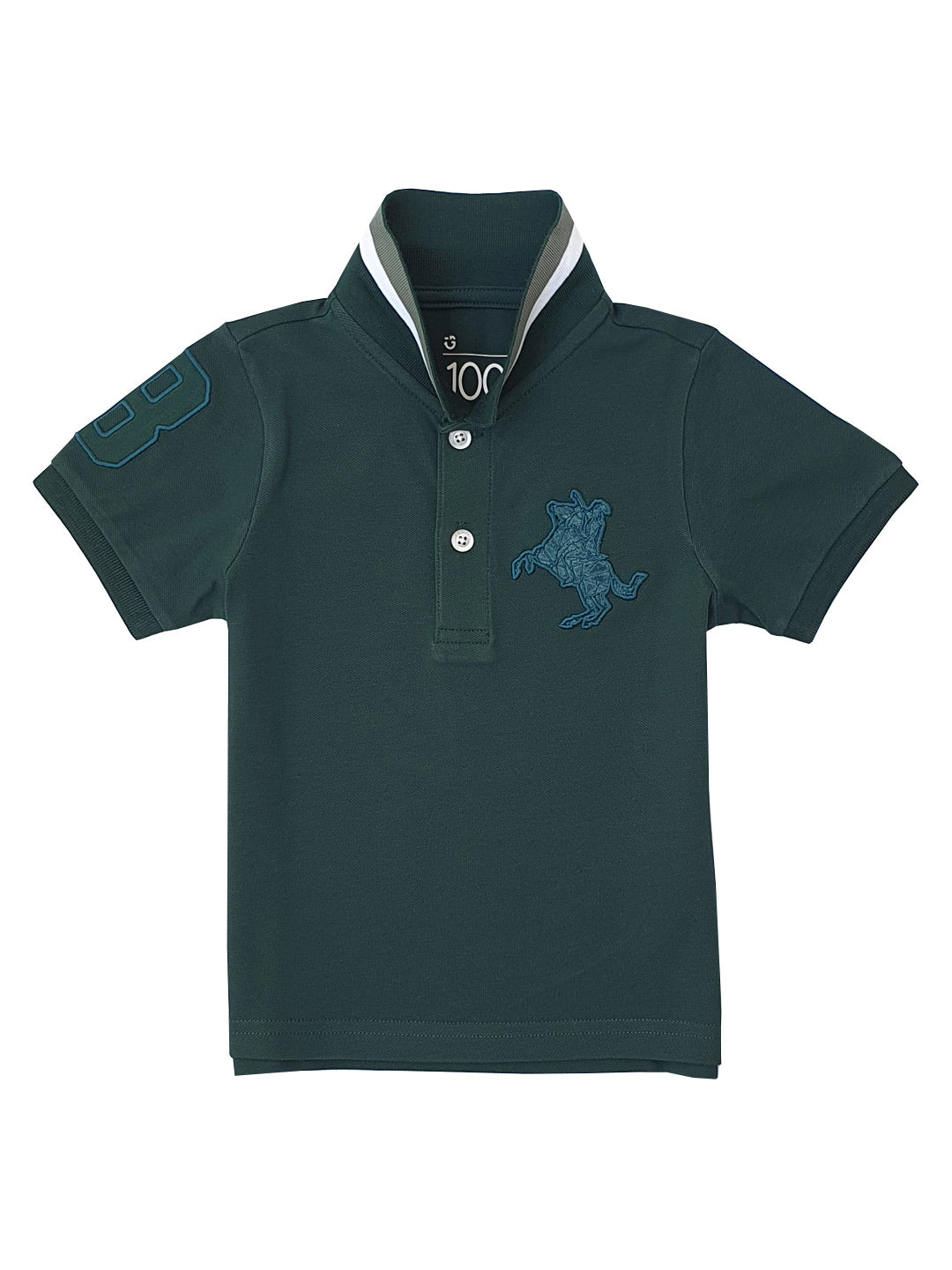 Kids' Embroidered Napoleon Polo