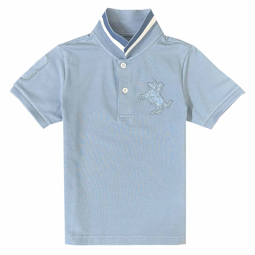 Kids' Embroidered Napoleon Polo