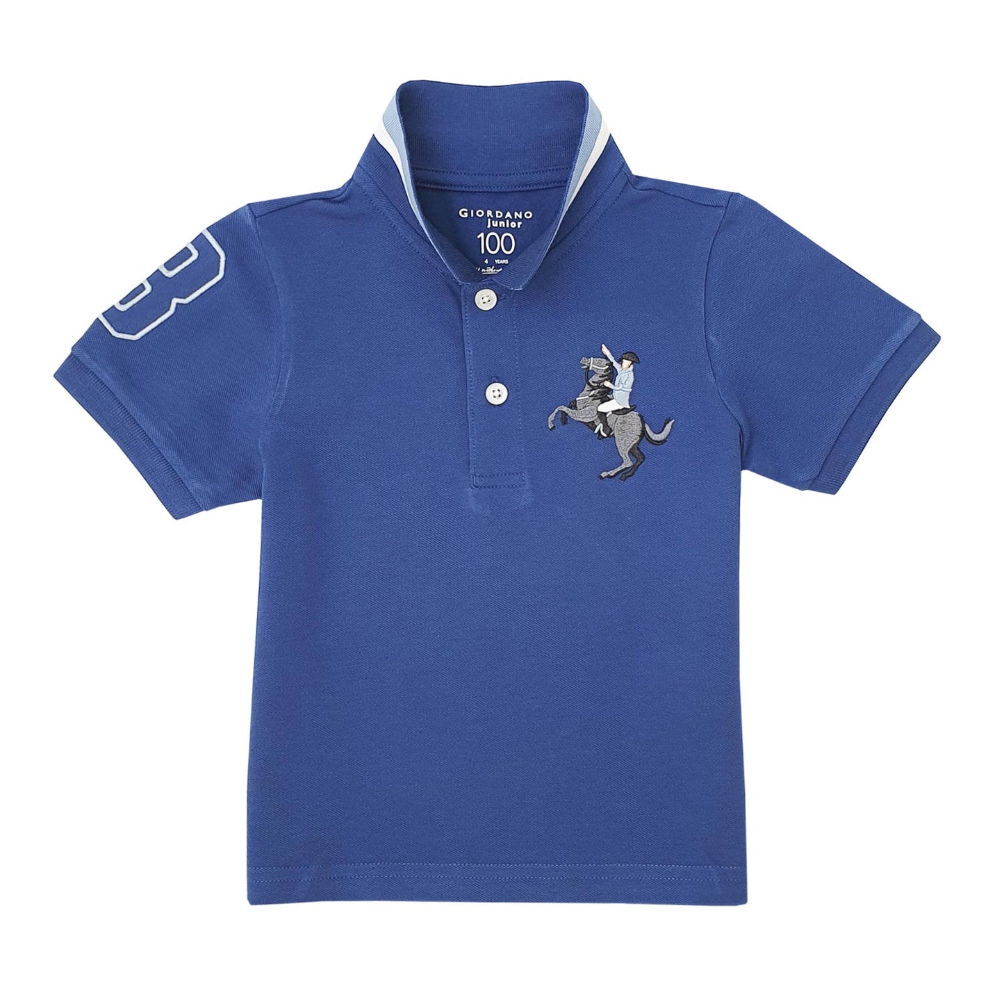 Kids' Embroidered Napoleon Polo
