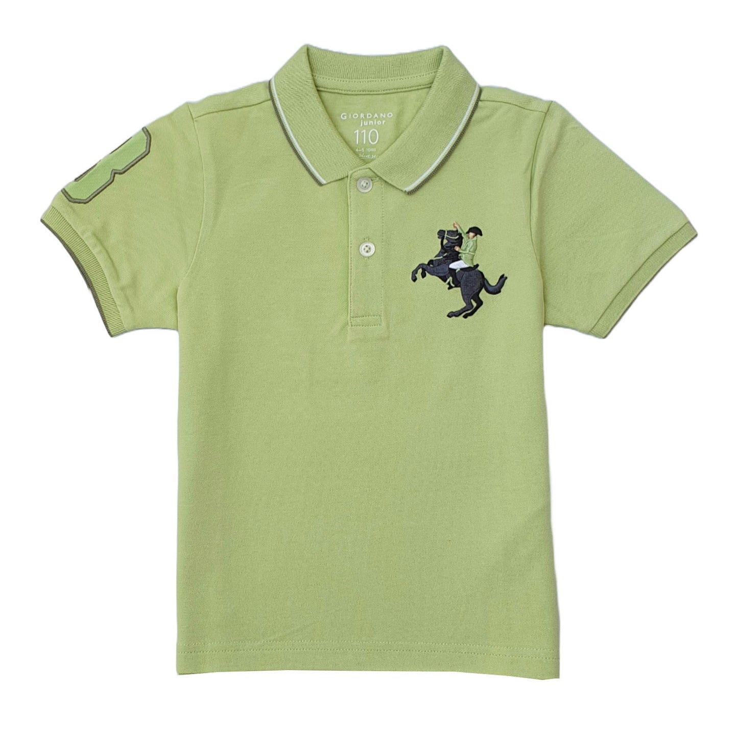 Kids' Embroidered Napoleon Polo
