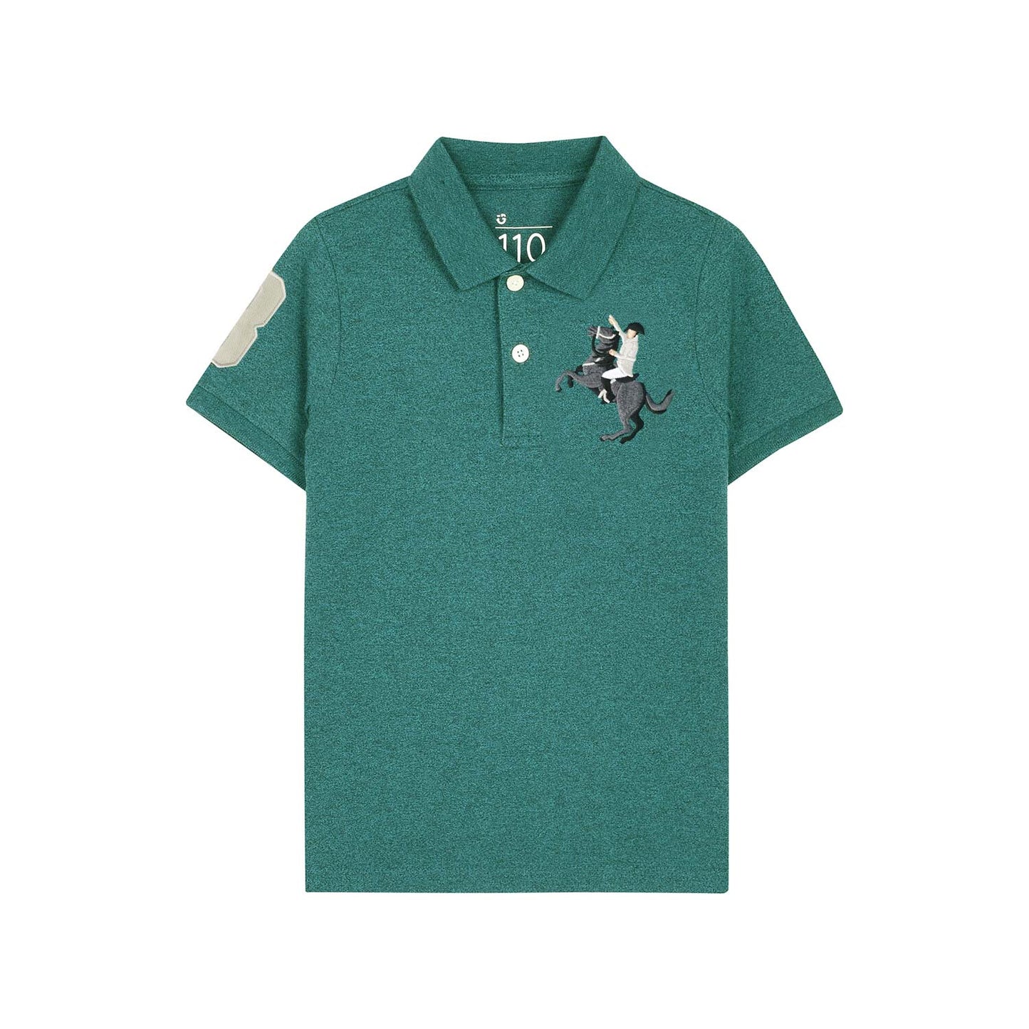 Kids' Embroidered Napoleon Polo