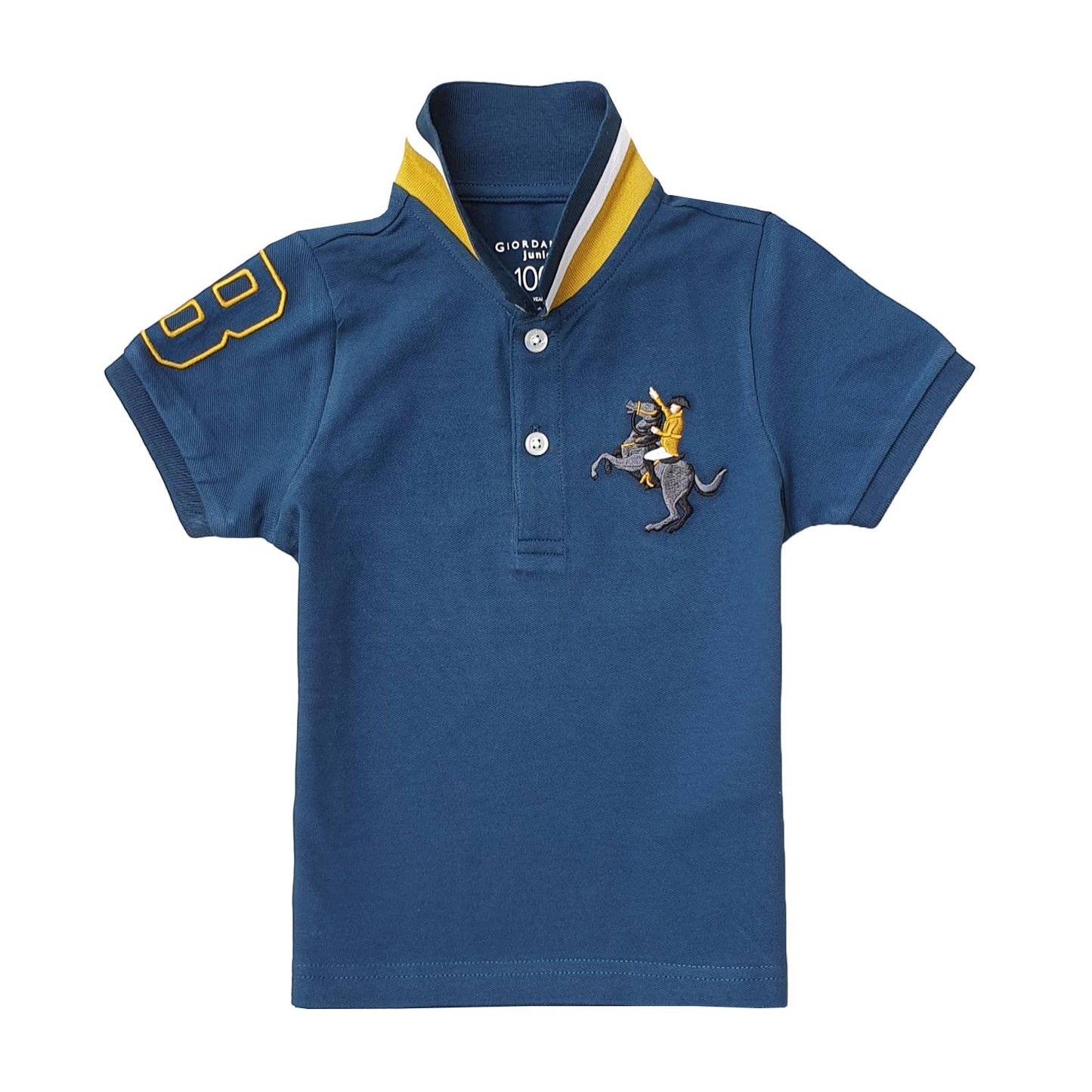 Kids' Embroidered Napoleon Polo
