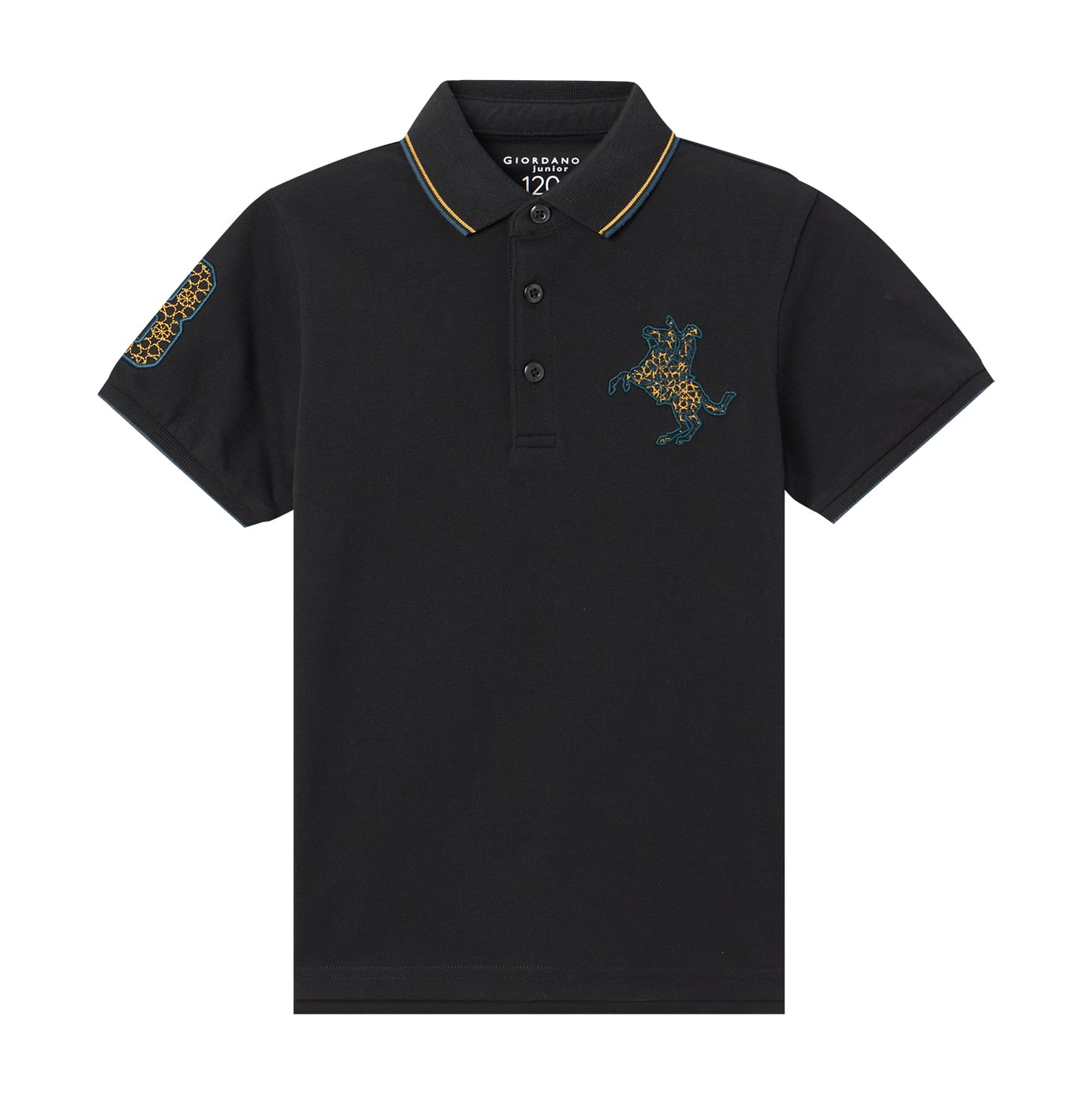 Kids' Napoleon Polo: Classic Piqué, Bold Embroidery, All-Day Comfort