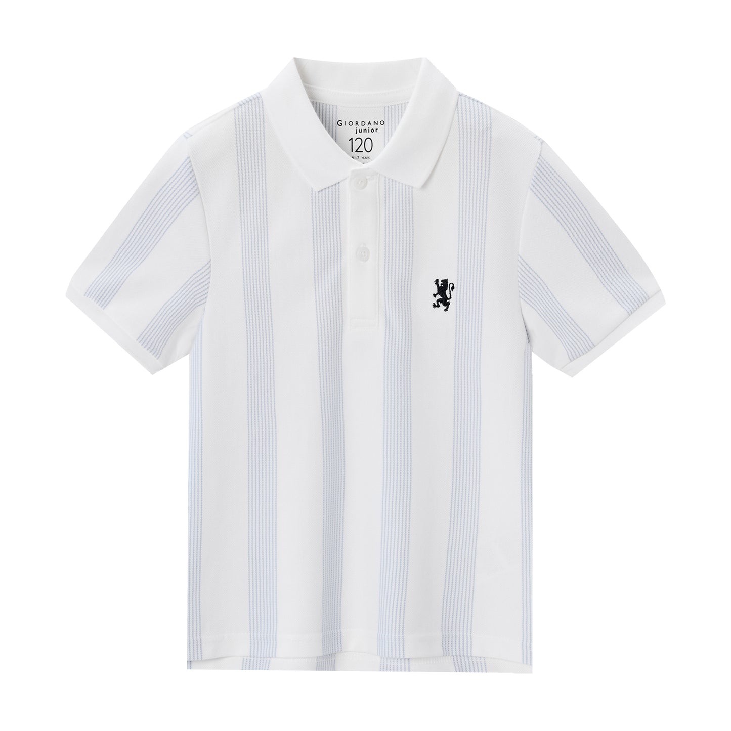 Giordano Kids Thematic Bold Polo: Slim Fit, Bold Embroidery, Everyday Style-Multicolor