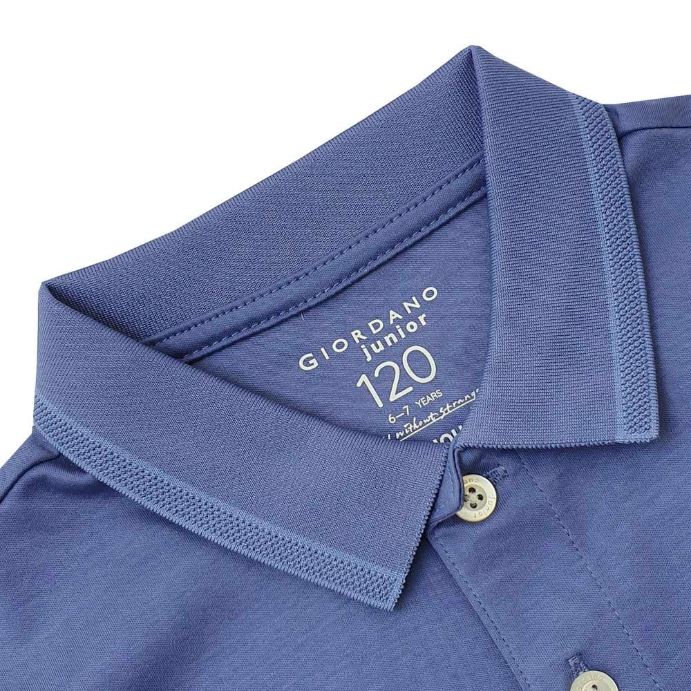 Kids' Cotton Embroidered Liquid Touch Polo