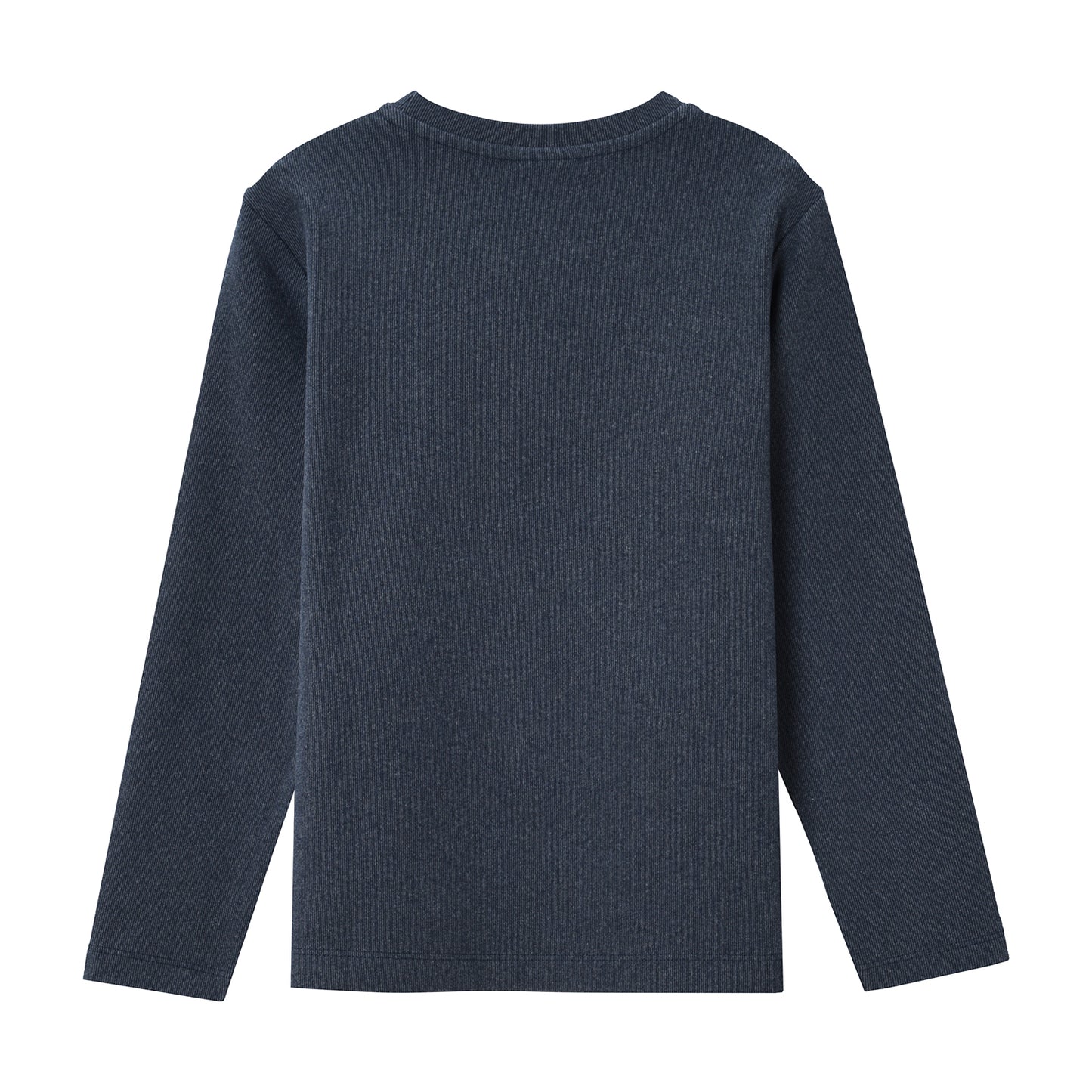 Kids’ Velour Crew Neck Long Sleeve Embroidery Tee