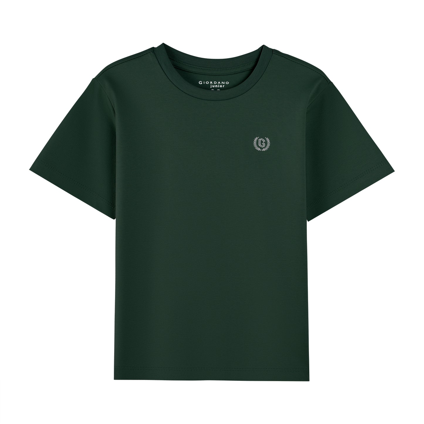 Junior Liquid Touch Embroidered Smart Tee - Soft Cotton Interlock