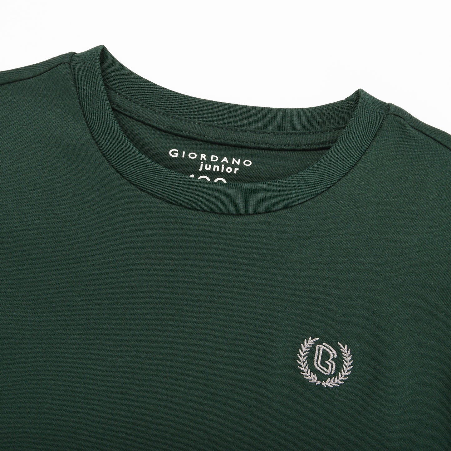 Junior Liquid Touch Embroidered Smart Tee - Soft Cotton Interlock
