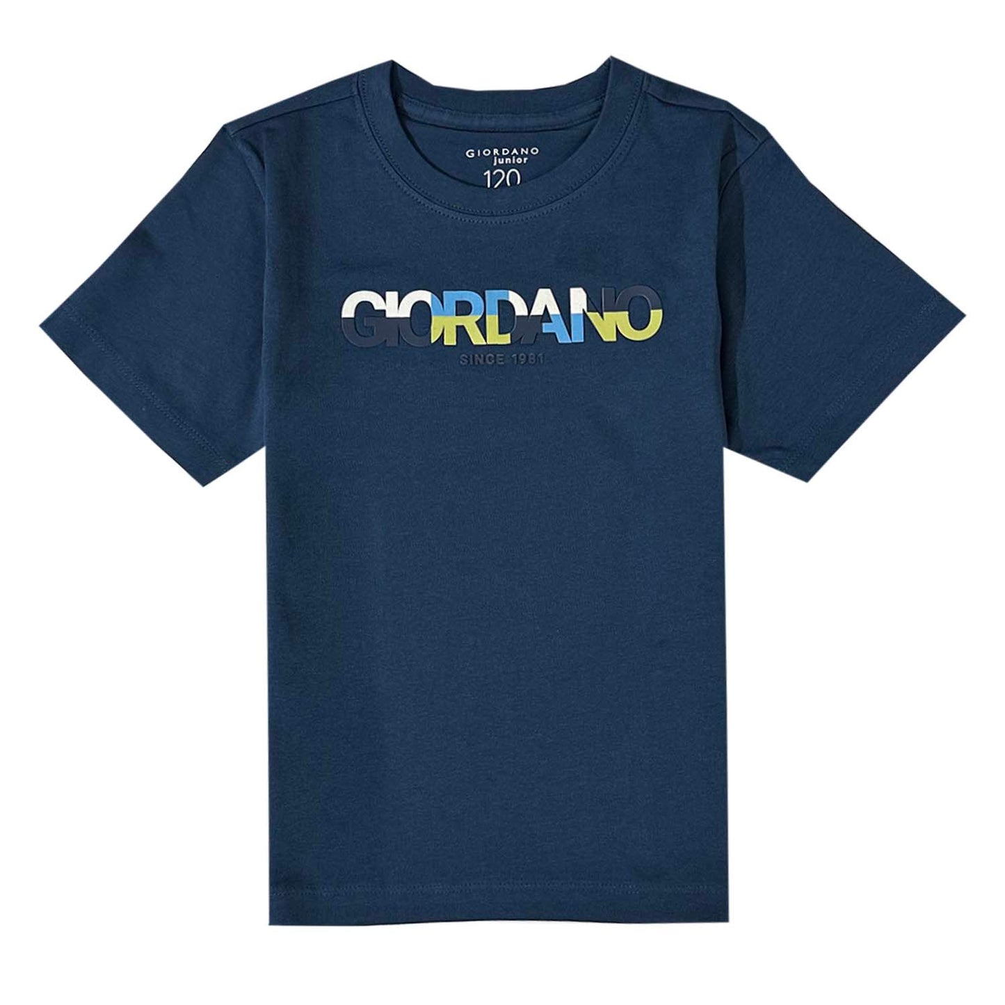 Junior Giordano Logo Signature Tee - Classic Style, Cool Comfort