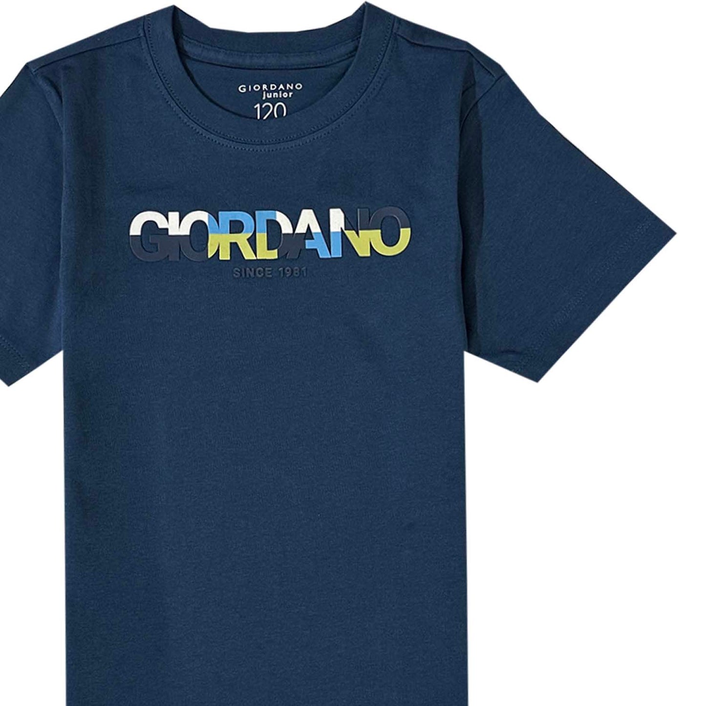 Junior Giordano Logo Signature Tee - Classic Style, Cool Comfort