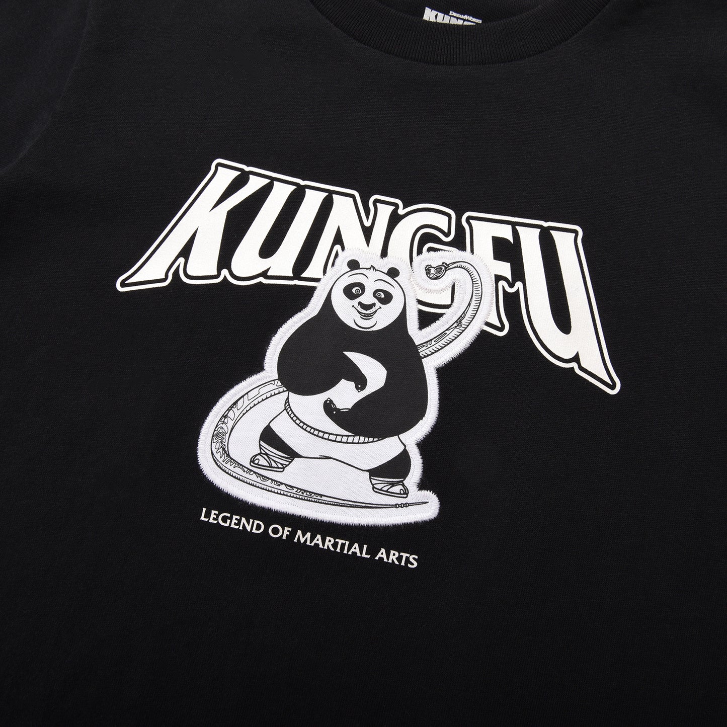 Kids Kung Fu Panda Series Cotton Jersey Crewneck Print Tee