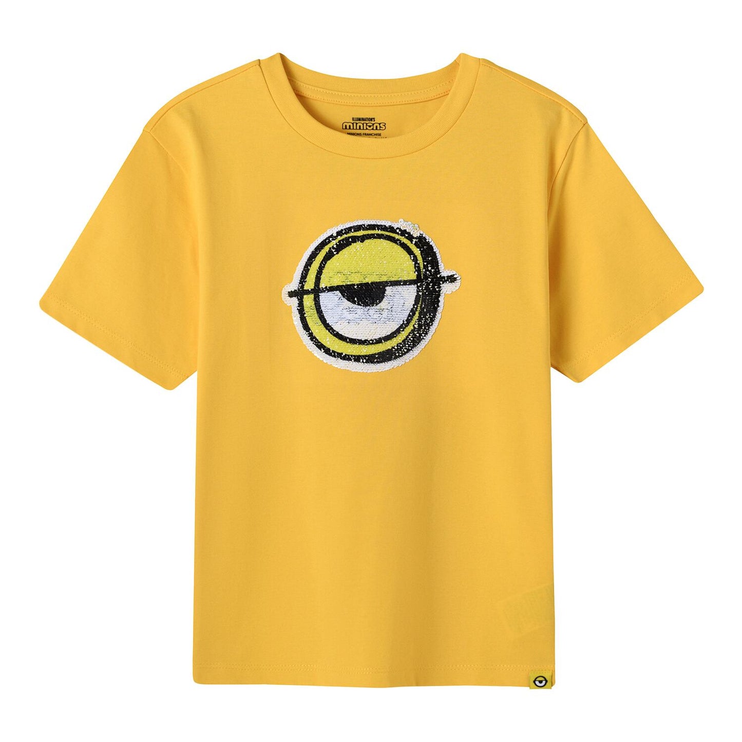 Kids’ Regular Fit Crew Neck Print Tee| Minion Collection