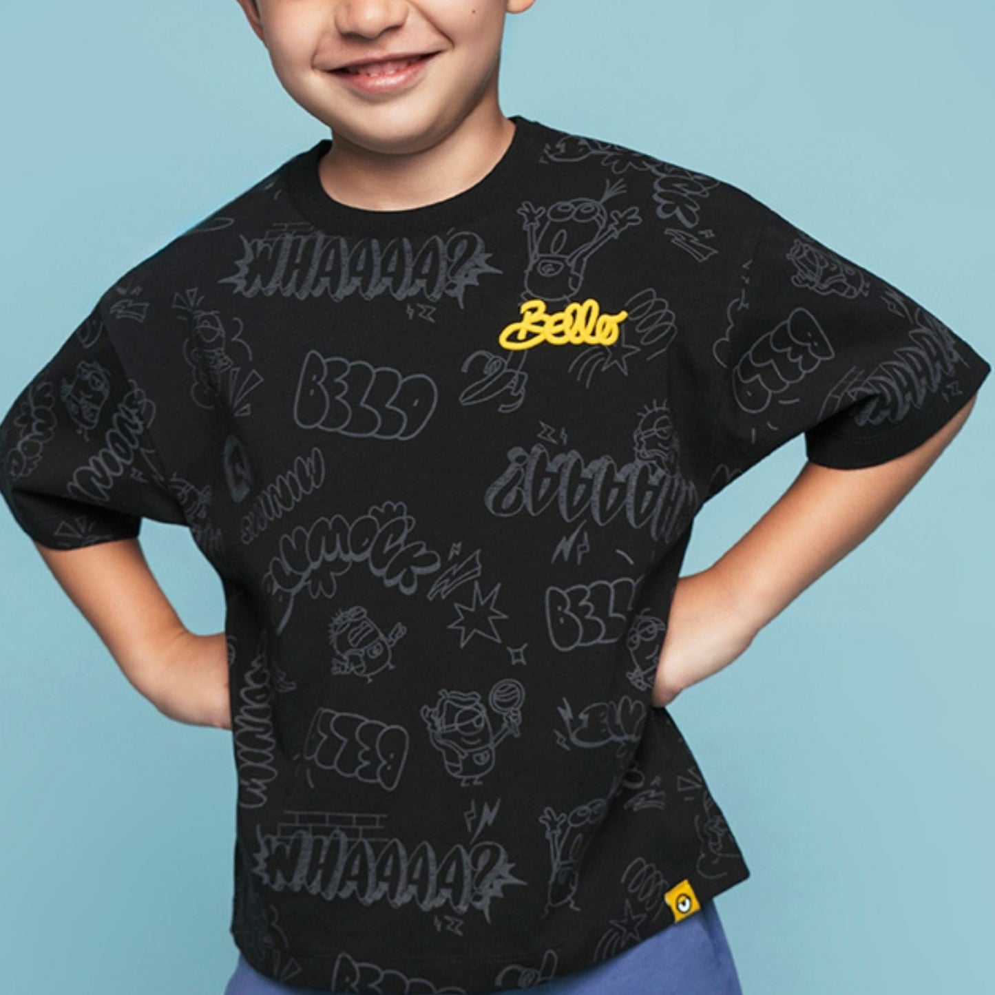 Kids’ Comfort Fit Crew Neck Print Tee | Minion Collection