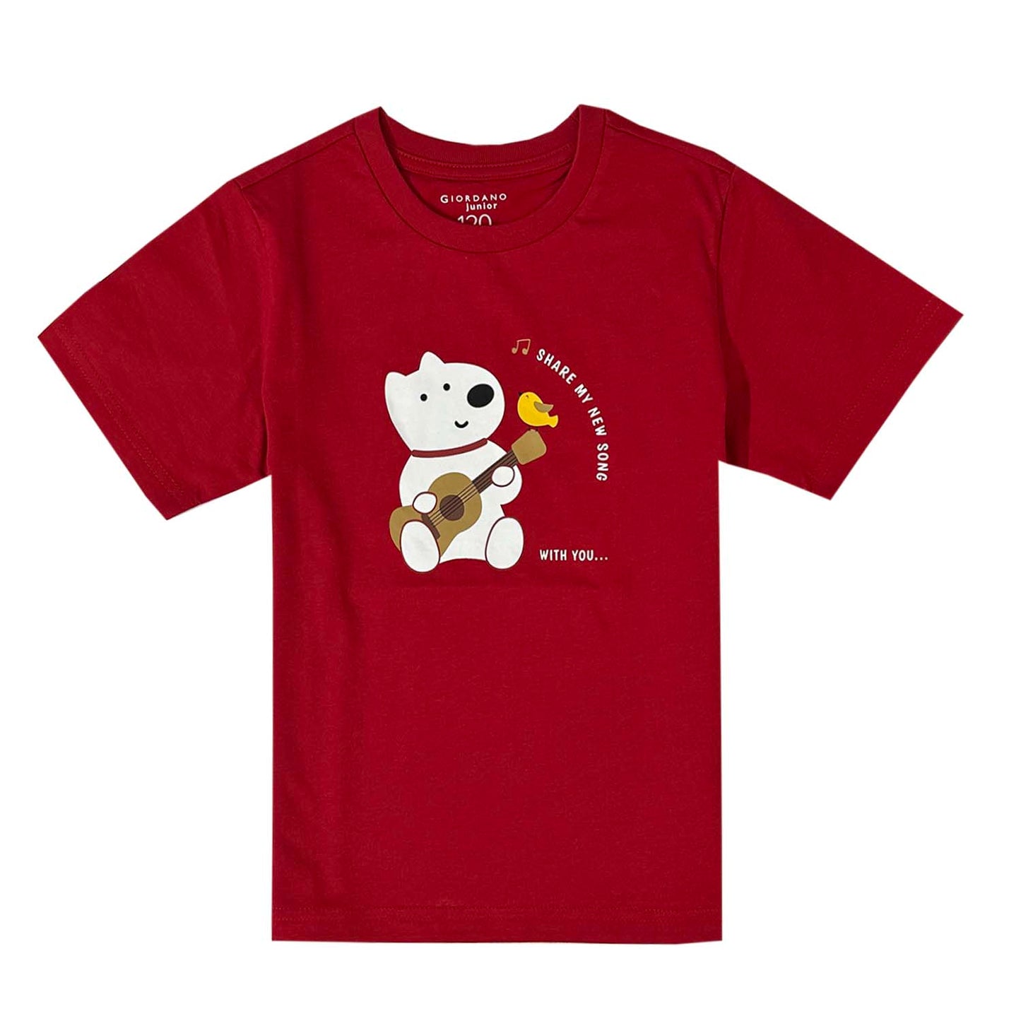 Junior Cotton Jersey Print Tee: Soft & Stylish