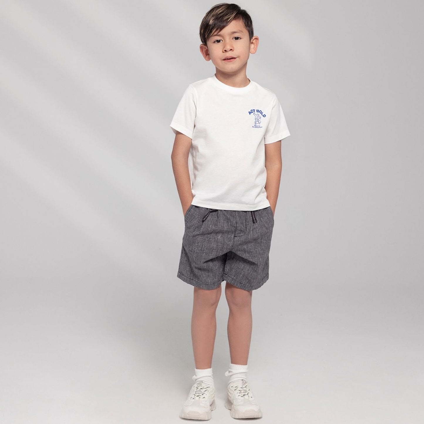 Kids' Printed Cotton T-Shirt - Crew Neck Short Sleeve