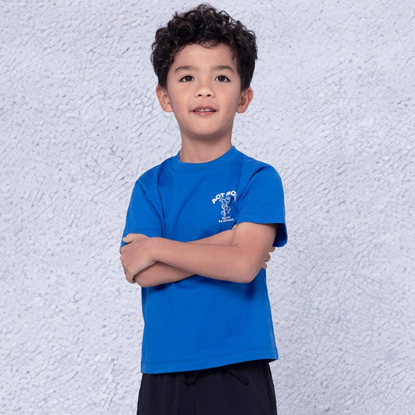 Kids' Printed Cotton T-Shirt - Crew Neck Short Sleeve