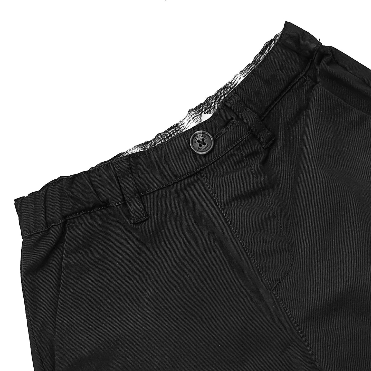 Junior Twill Stretch Mid Rise Regular Tapered Fit Elastic Waist Pants