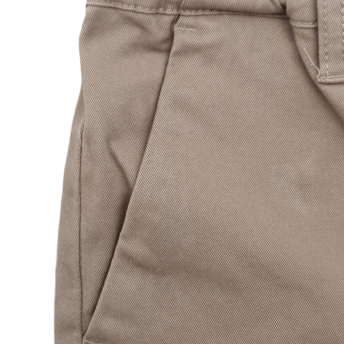 Junior Twill Stretch Mid Rise Regular Tapered Fit Elastic Waist Pants