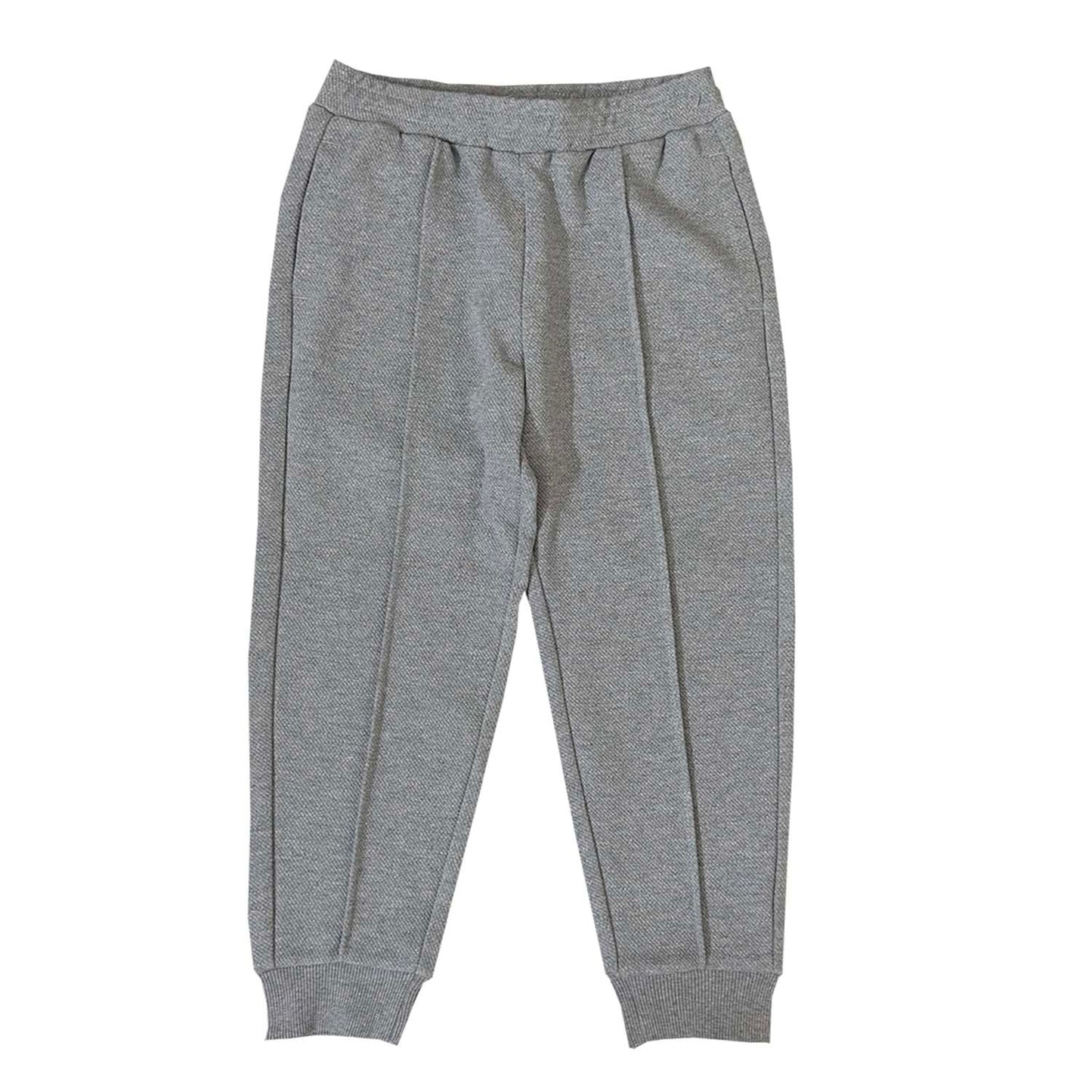 Giordano Kids Mid Rise Regular Tapered Fit Soft Knit Jogger-Grey
