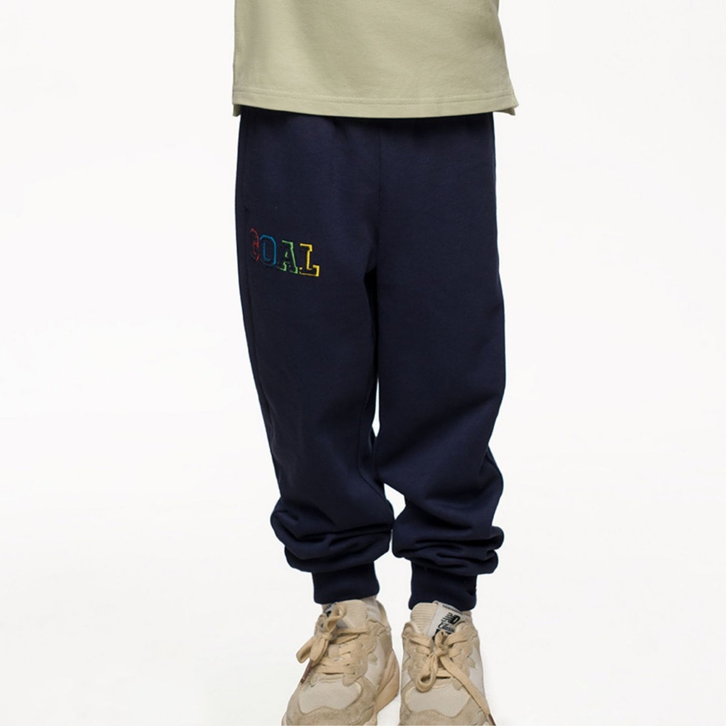 Kids’ Comfort Fit Cotton French Terry Elastic Waist Joggers