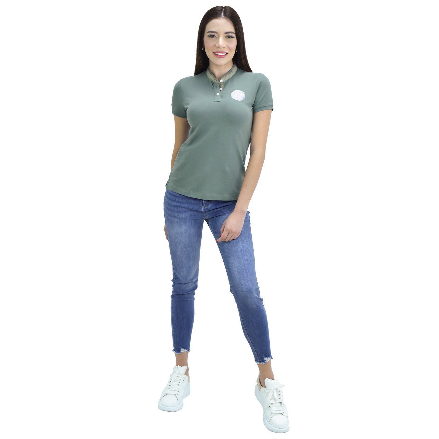 Women's Embroiery Polo
