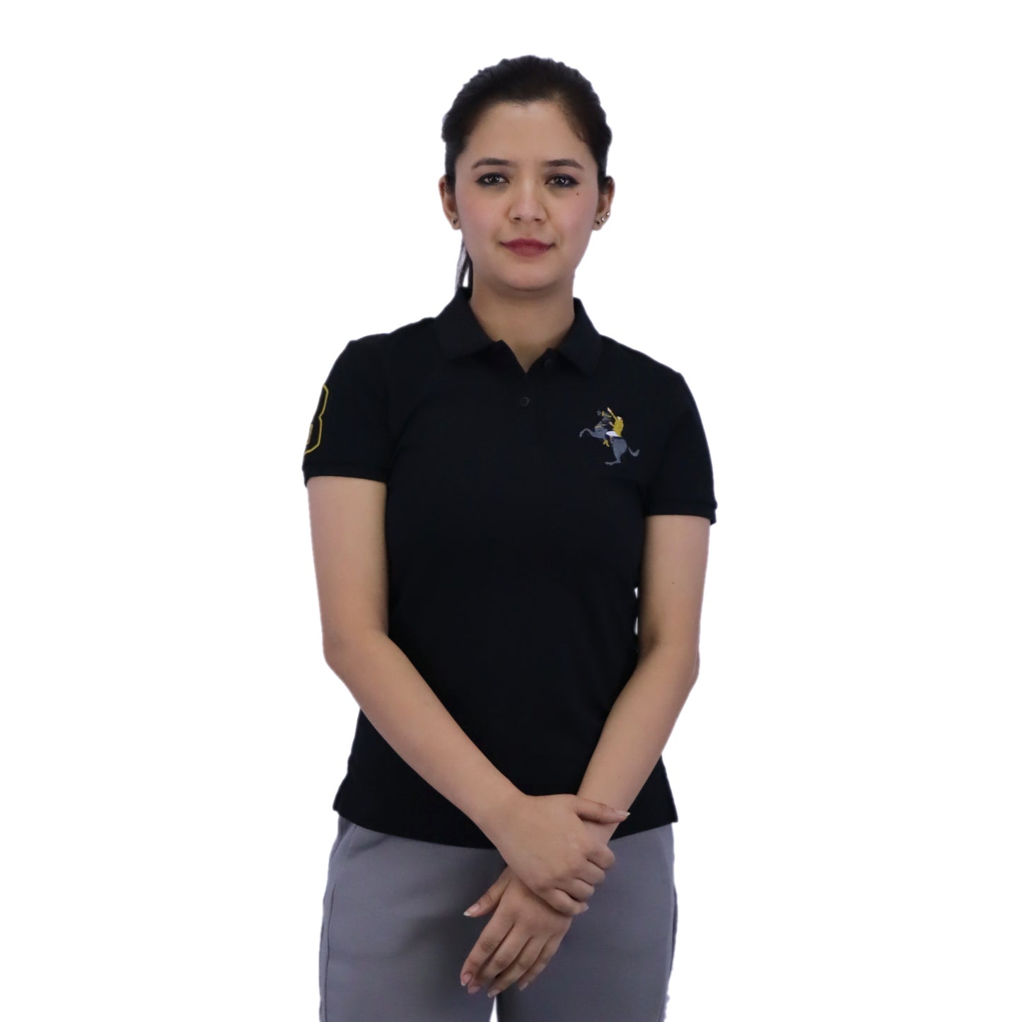 Giordano Women's Napoleon Polo-Black