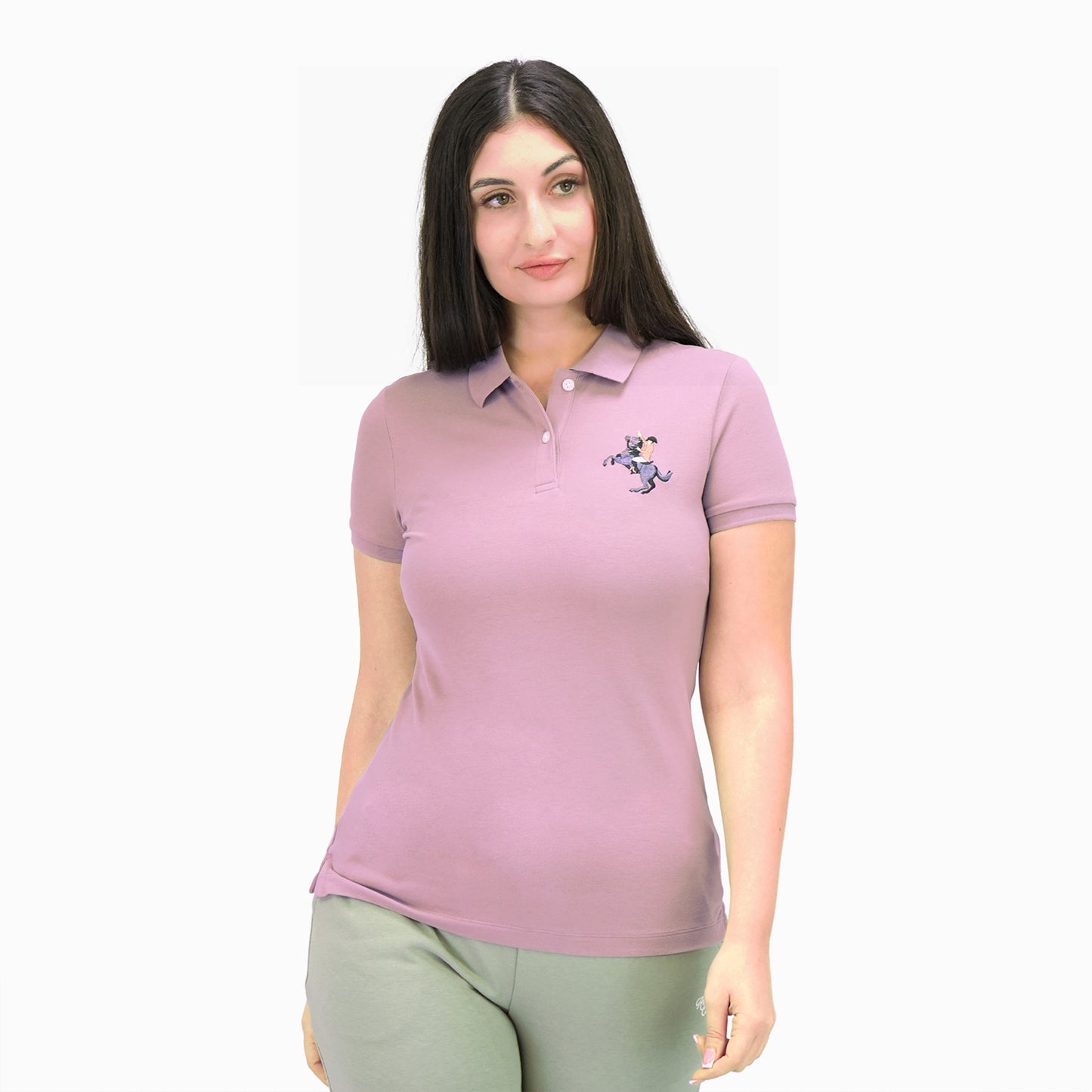 Giordano Women's Napoleon Polo-Purple